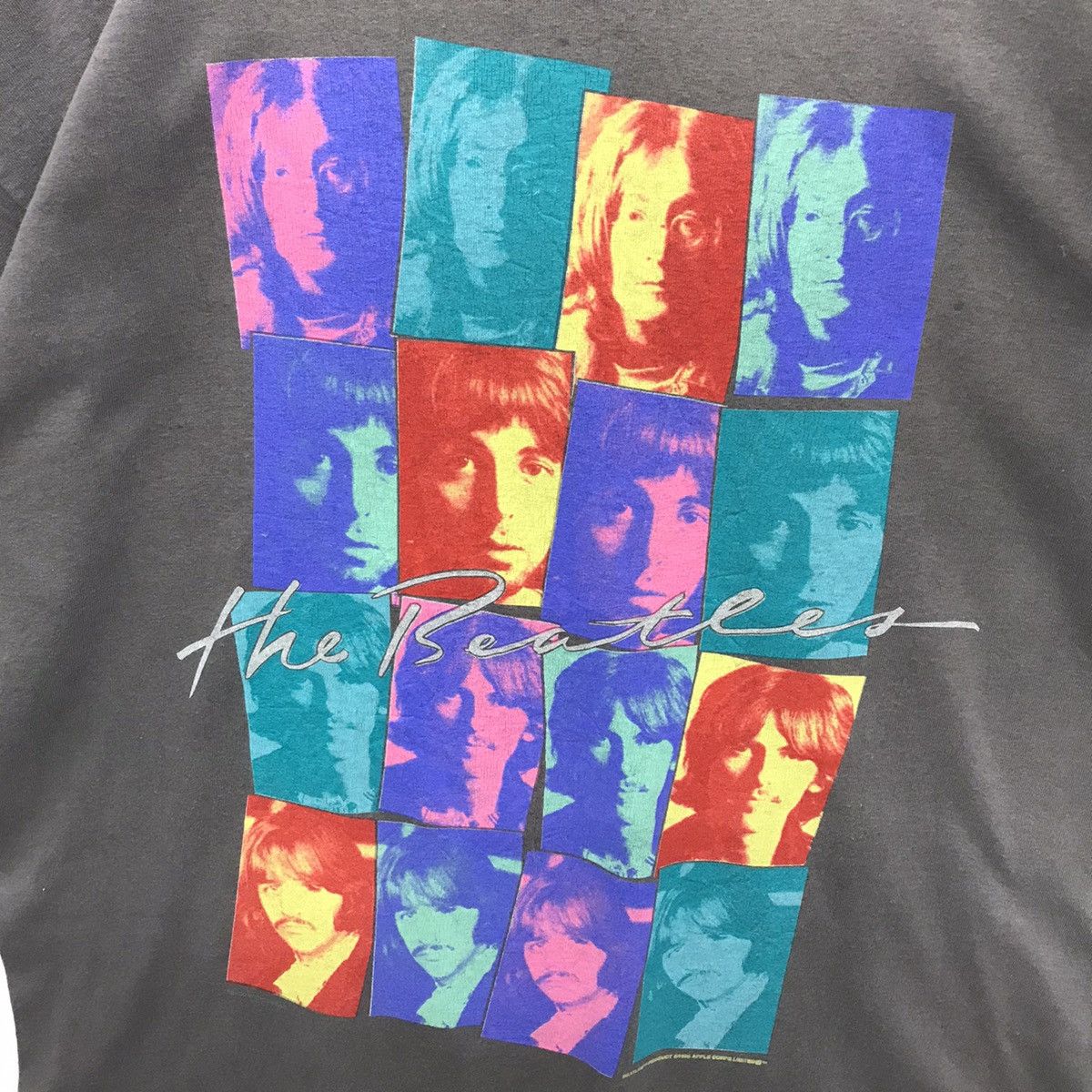 Band Tees × Vintage *Rare!! Vintage 90s The Beatles Rock Band Tees Size US XL / EU 56 / 4 - 4 Thumbnail