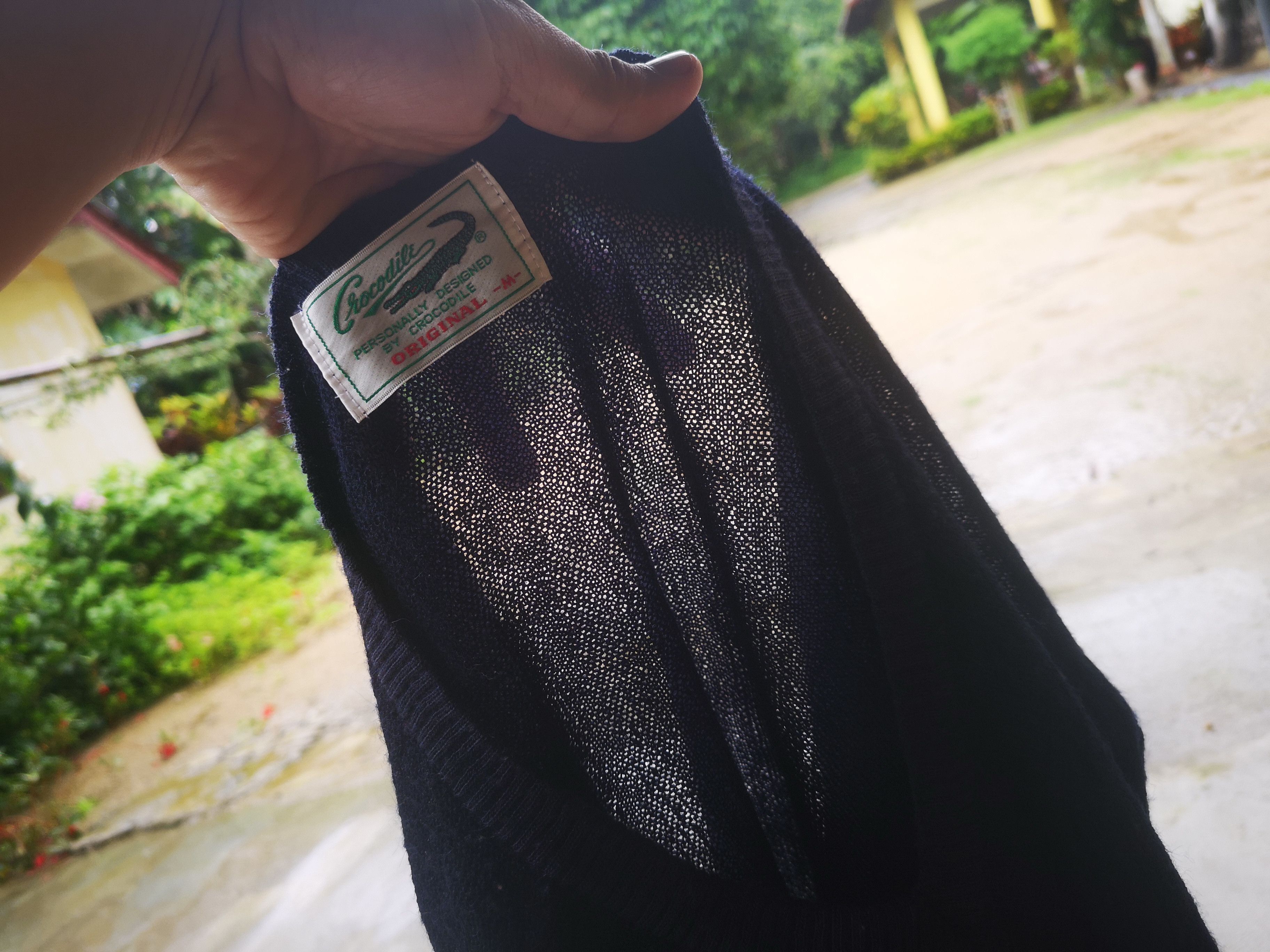 Japanese Brand × Vintage Vintage knitwear Crocodile V Neck Size US M / EU 48-50 / 2 - 6 Thumbnail