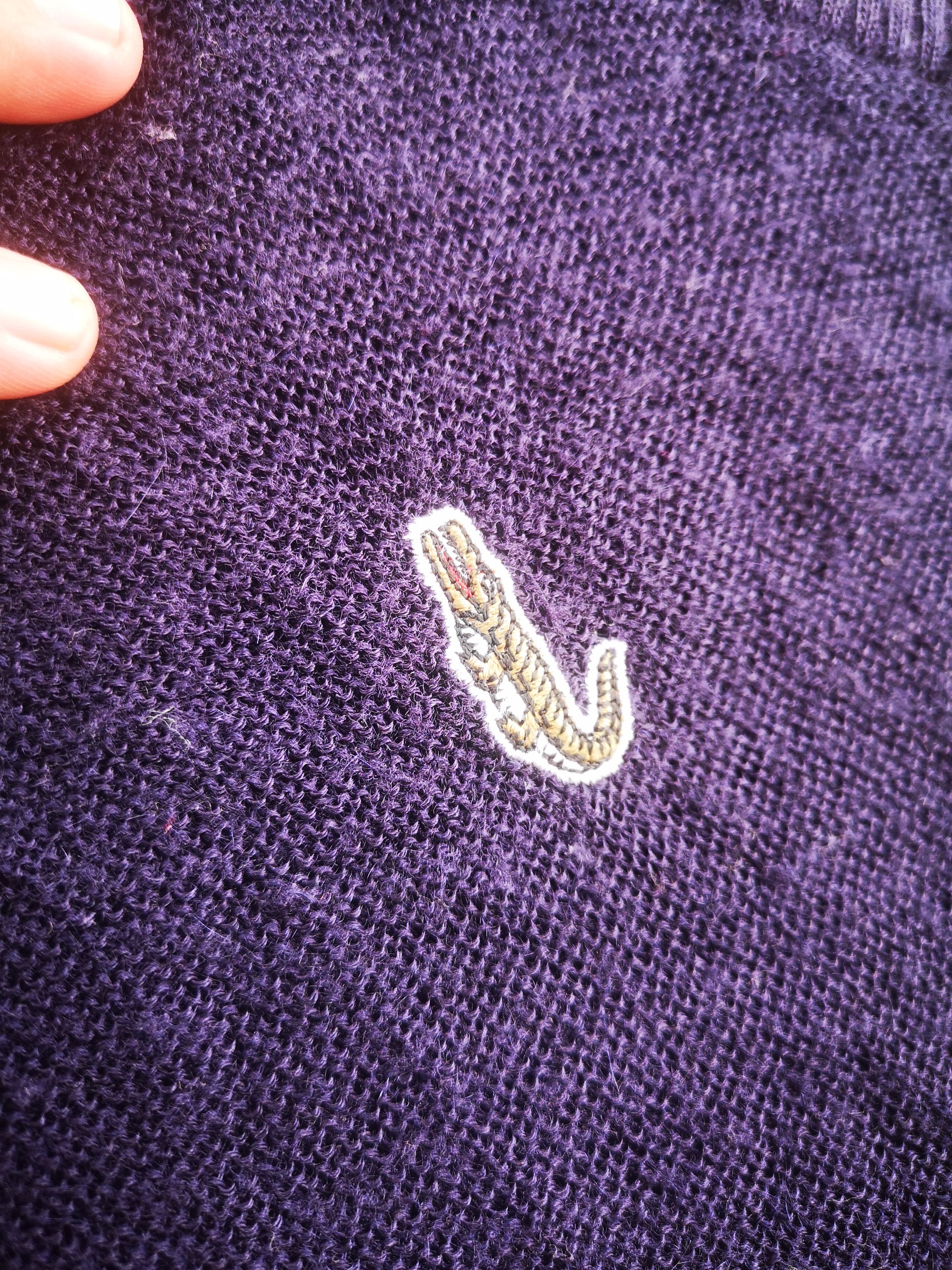 Japanese Brand × Vintage Vintage knitwear Crocodile V Neck Size US M / EU 48-50 / 2 - 4 Thumbnail