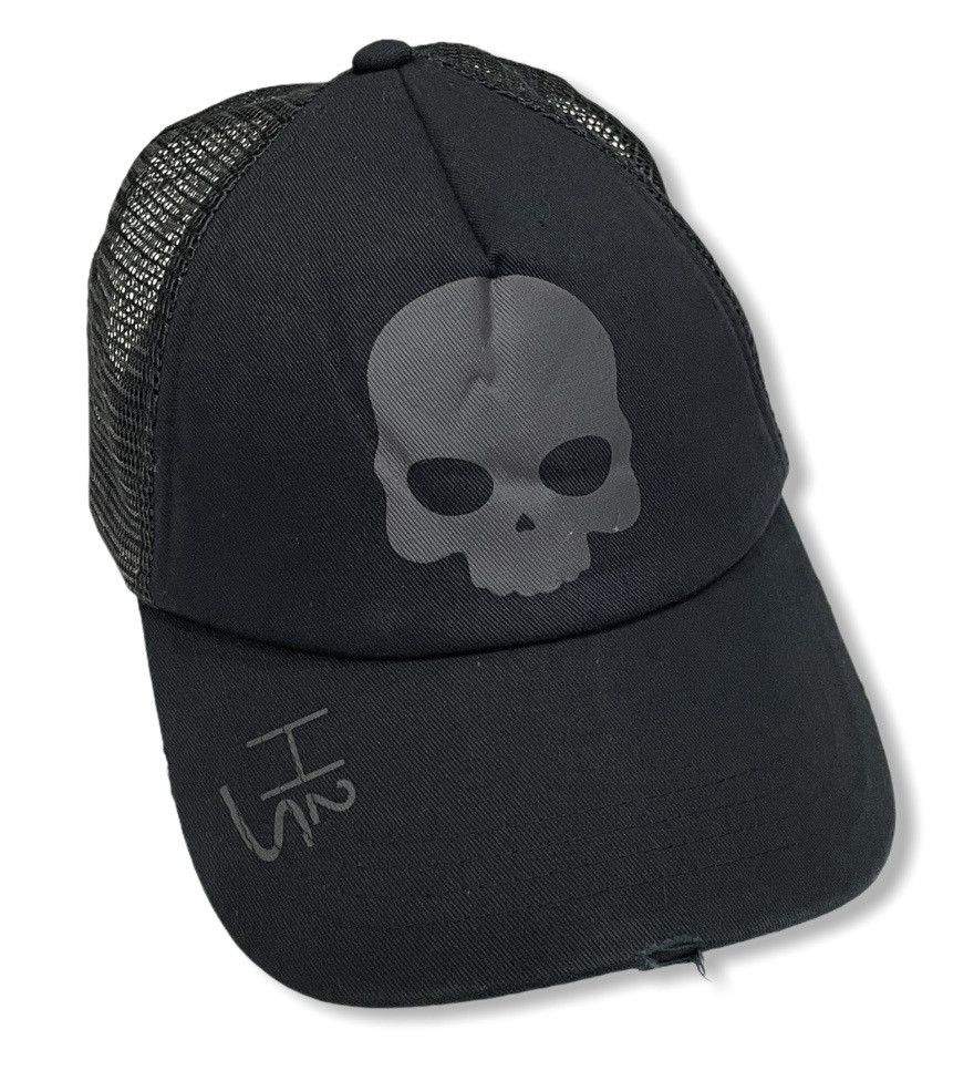 HYDROGEN RARE🔥90’s HYDROGEN x KCSnapback Iconic Skull Trucker Hat Size ONE SIZE - 6 Thumbnail