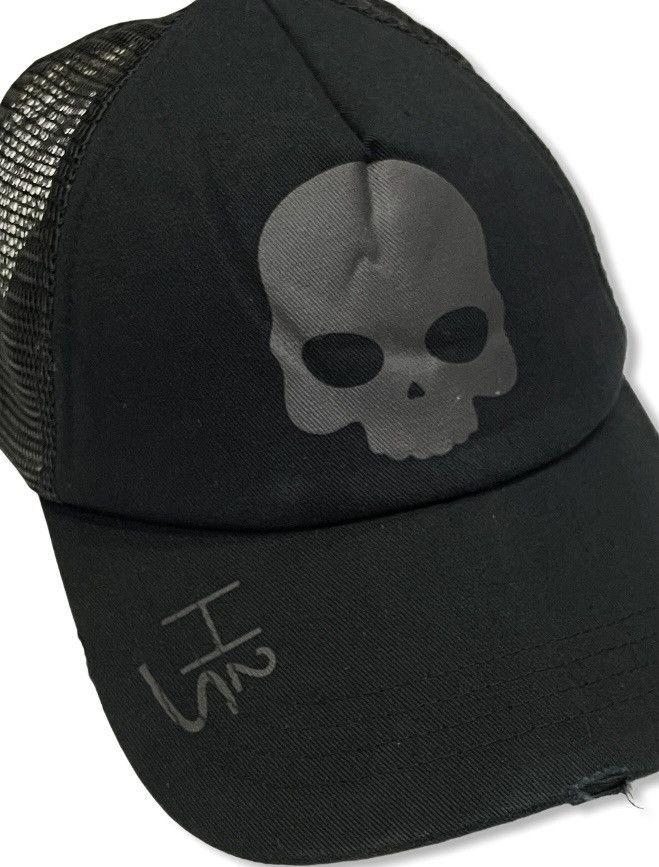 HYDROGEN RARE🔥90’s HYDROGEN x KCSnapback Iconic Skull Trucker Hat Size ONE SIZE - 7 Thumbnail