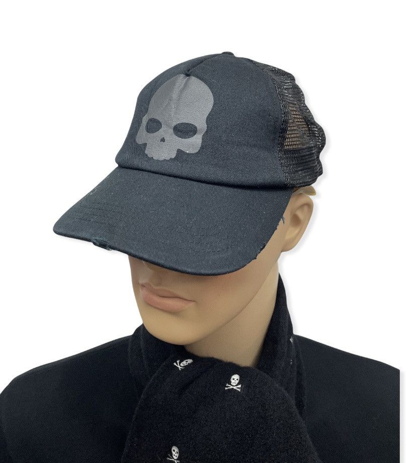 HYDROGEN RARE🔥90’s HYDROGEN x KCSnapback Iconic Skull Trucker Hat Size ONE SIZE - 5 Thumbnail