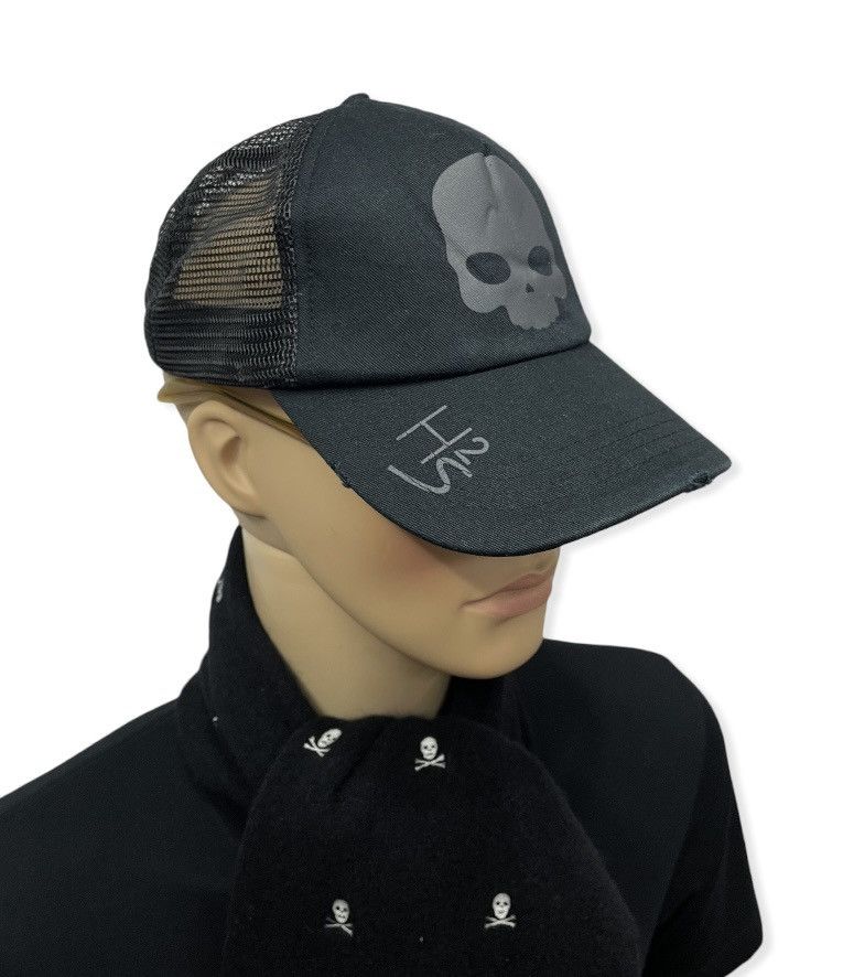 HYDROGEN RARE🔥90’s HYDROGEN x KCSnapback Iconic Skull Trucker Hat Size ONE SIZE - 4 Thumbnail