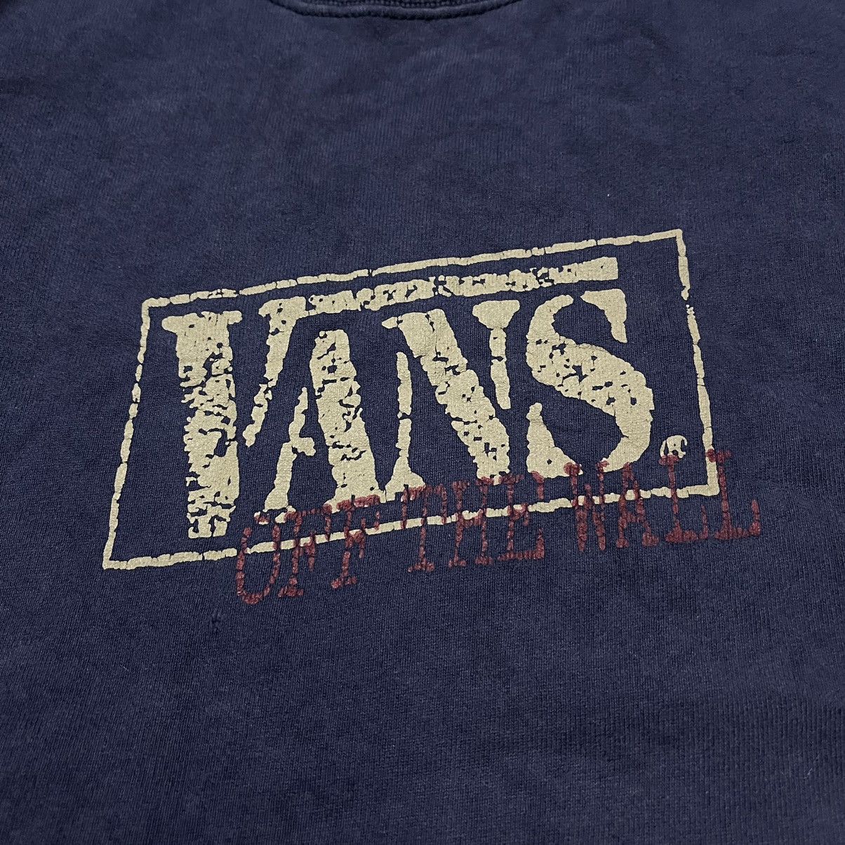 Vans Vintage 90s vans sweatshirt pullover vans box logo Size US L / EU 52-54 / 3 - 3 Thumbnail