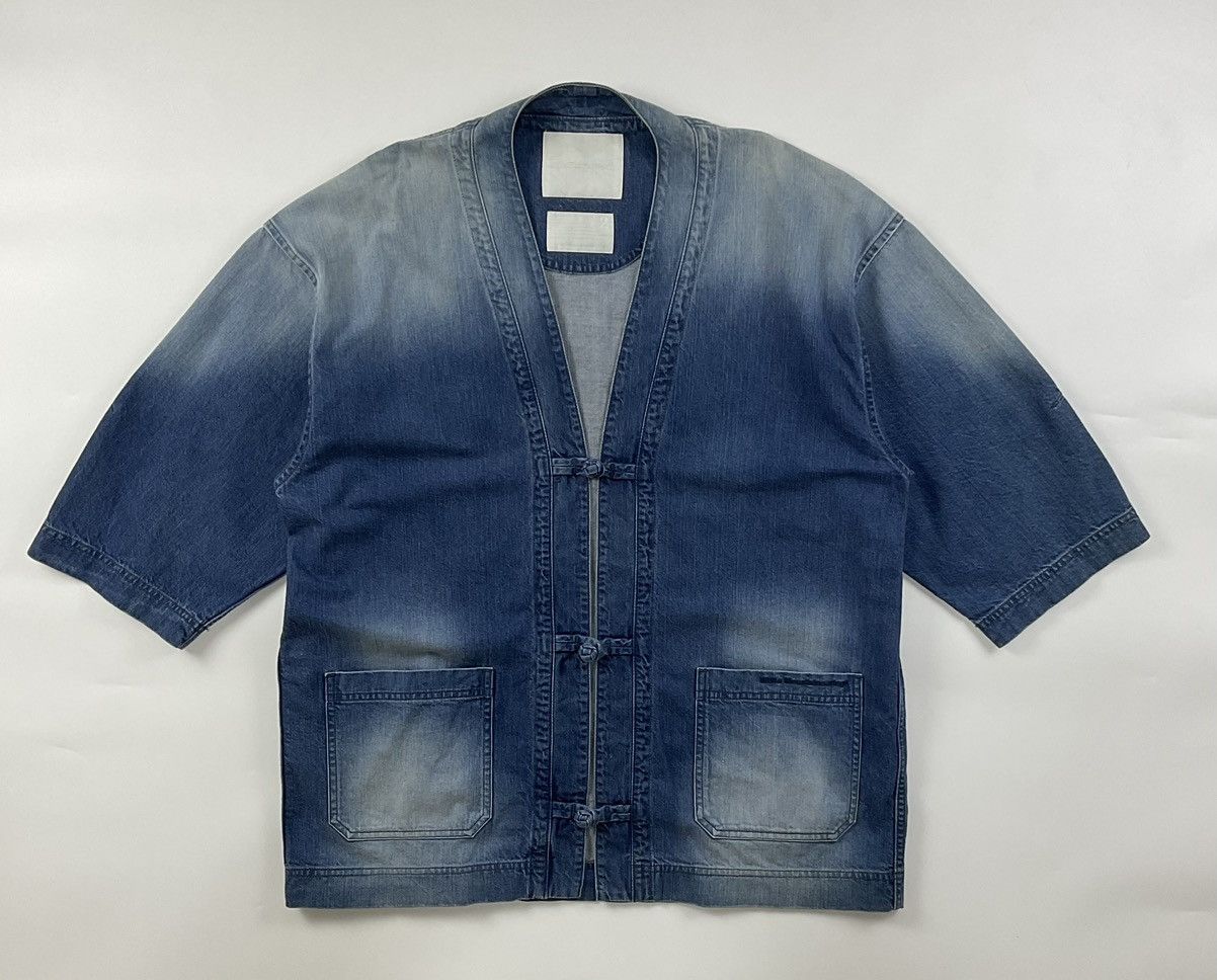 White Mountaineering S/S'18 Oversized Denim Kimono
