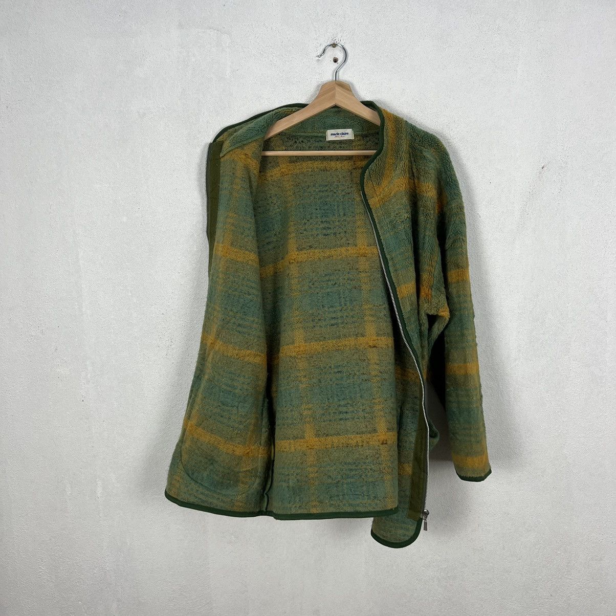 Japanese Brand ZIPPER JACKET KNIT NAVAJO STYLE DESIGN MARIE CLAIRE Size US M / EU 48-50 / 2 - 9 Thumbnail