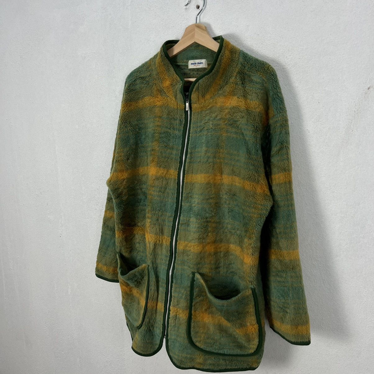Japanese Brand ZIPPER JACKET KNIT NAVAJO STYLE DESIGN MARIE CLAIRE Size US M / EU 48-50 / 2 - 2 Thumbnail
