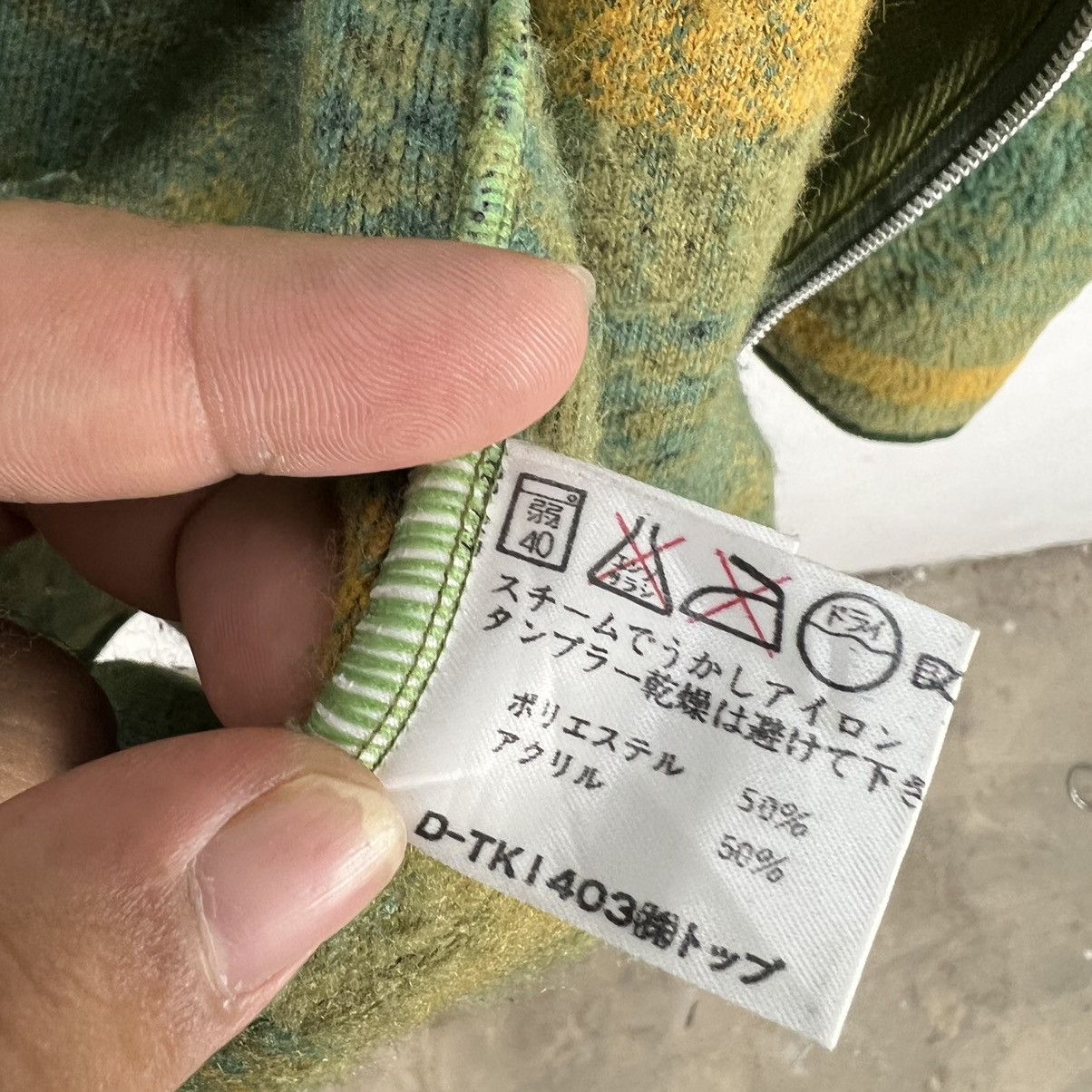 Japanese Brand ZIPPER JACKET KNIT NAVAJO STYLE DESIGN MARIE CLAIRE Size US M / EU 48-50 / 2 - 11 Thumbnail