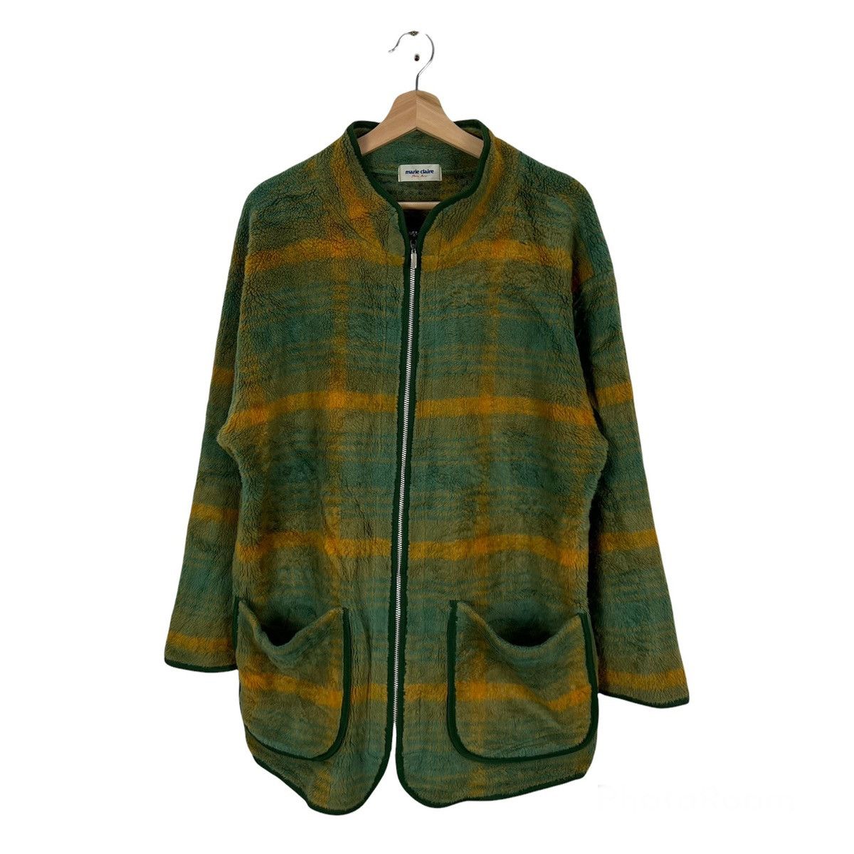 Japanese Brand ZIPPER JACKET KNIT NAVAJO STYLE DESIGN MARIE CLAIRE Size US M / EU 48-50 / 2 - 1 Thumbnail