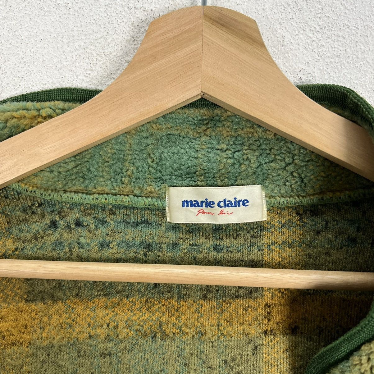 Japanese Brand ZIPPER JACKET KNIT NAVAJO STYLE DESIGN MARIE CLAIRE Size US M / EU 48-50 / 2 - 10 Thumbnail