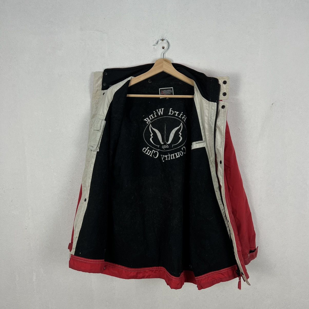 Japanese Brand RARE BIRD WING COUNTRY CLUB BIG LOGO JACKET STREETWEAR STYLE Size US M / EU 48-50 / 2 - 9 Thumbnail