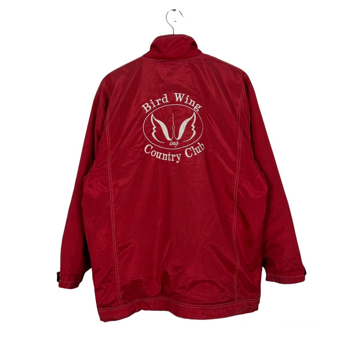 Japanese Brand RARE BIRD WING COUNTRY CLUB BIG LOGO JACKET STREETWEAR