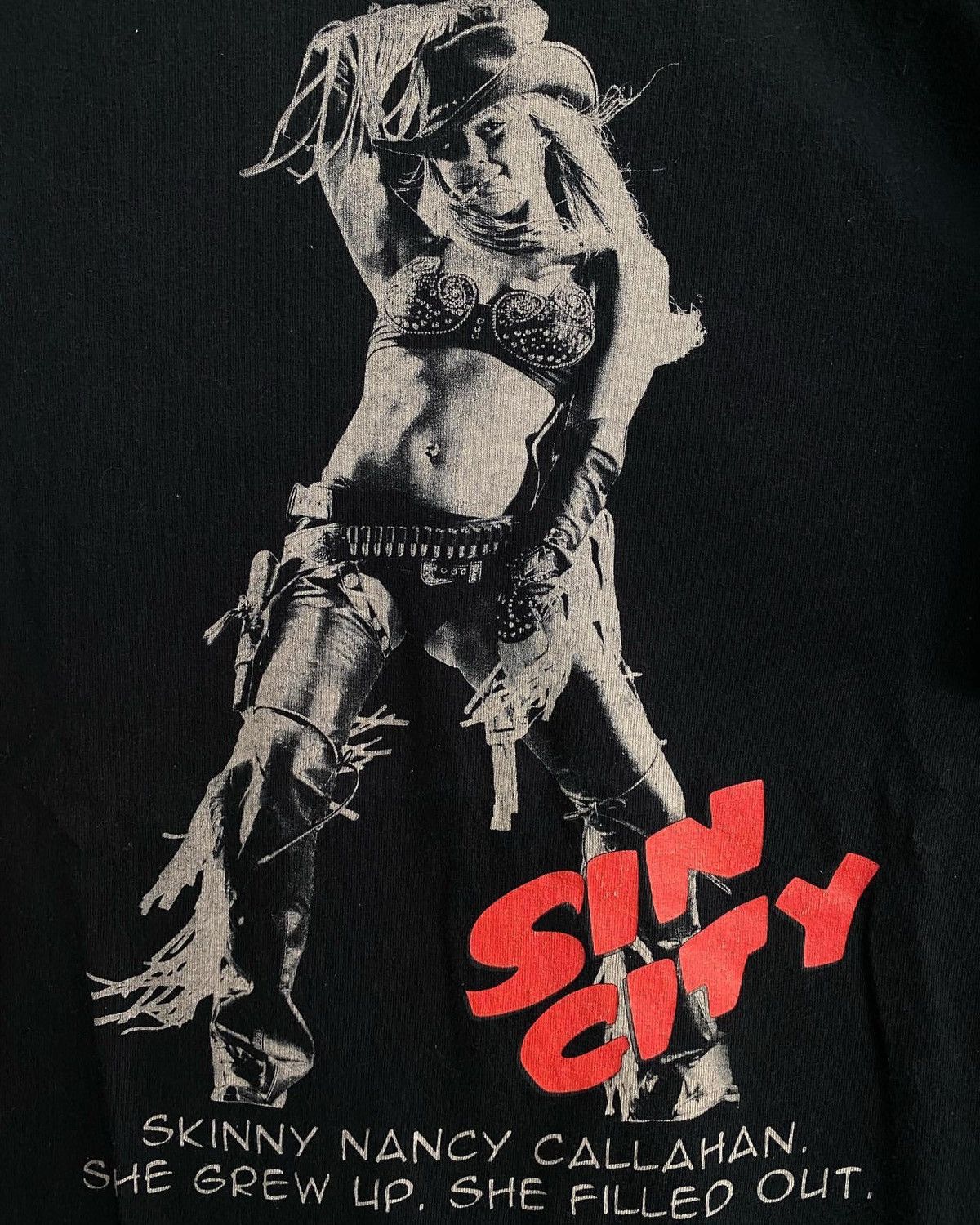 Sin City Nancy Callahan Vintage Shirt 2005 Movie Jessica Alba Frank Miller VTG popular Comic y2k