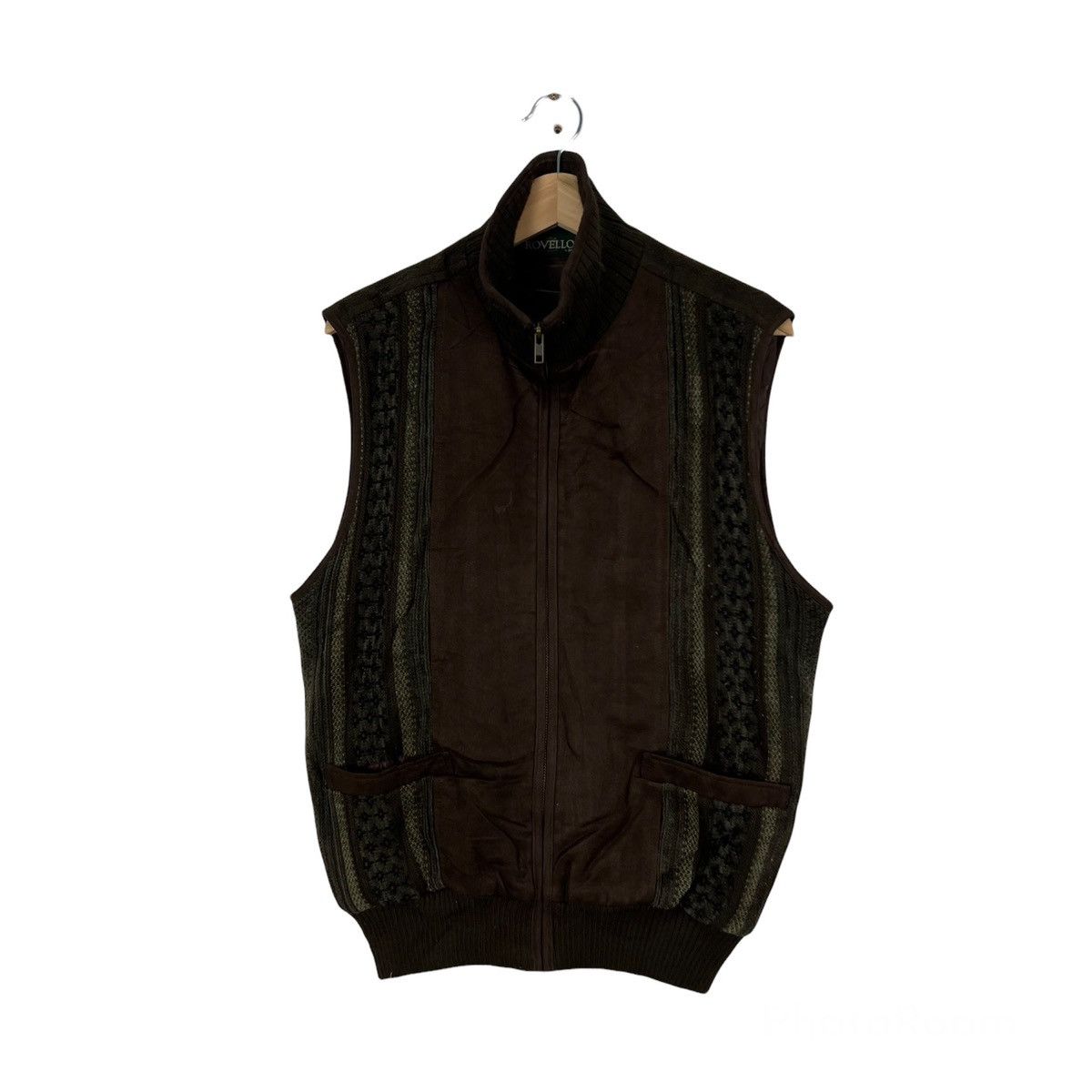 Japanese Brand VINTAGE ROVELLO TANK TOP VEST NAVAJO DESIGN STYLE Size US L / EU 52-54 / 3 - 1 Thumbnail