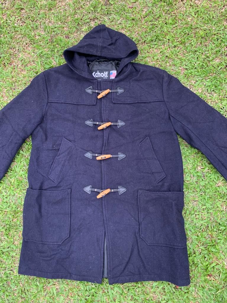 Schott Woolen Duffle Coat Schott USA Size S / US 4 / IT 40 - 5 Thumbnail