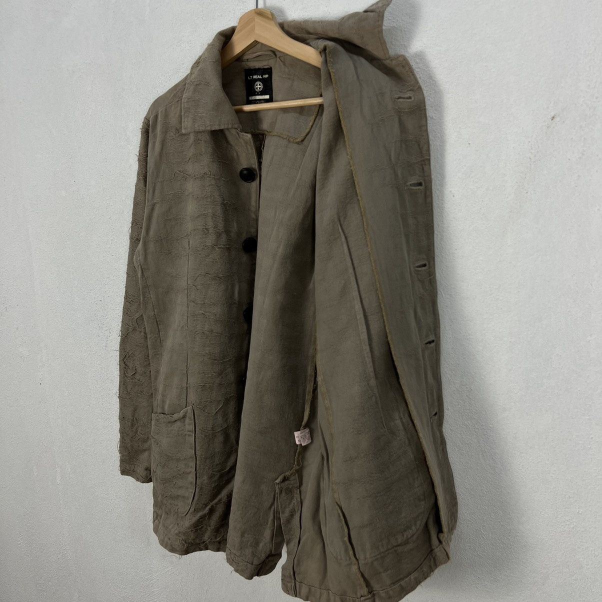 Japanese Brand RARE STYLE DISTRESSED DESIGN MAFIA L7 REAL HIP JACKET Size US M / EU 48-50 / 2 - 12 Thumbnail