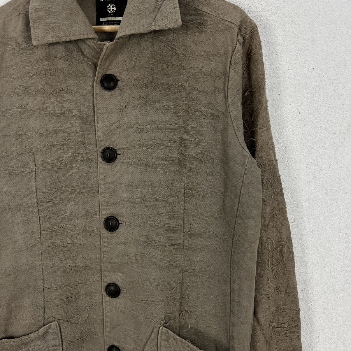 Japanese Brand RARE STYLE DISTRESSED DESIGN MAFIA L7 REAL HIP JACKET Size US M / EU 48-50 / 2 - 6 Thumbnail