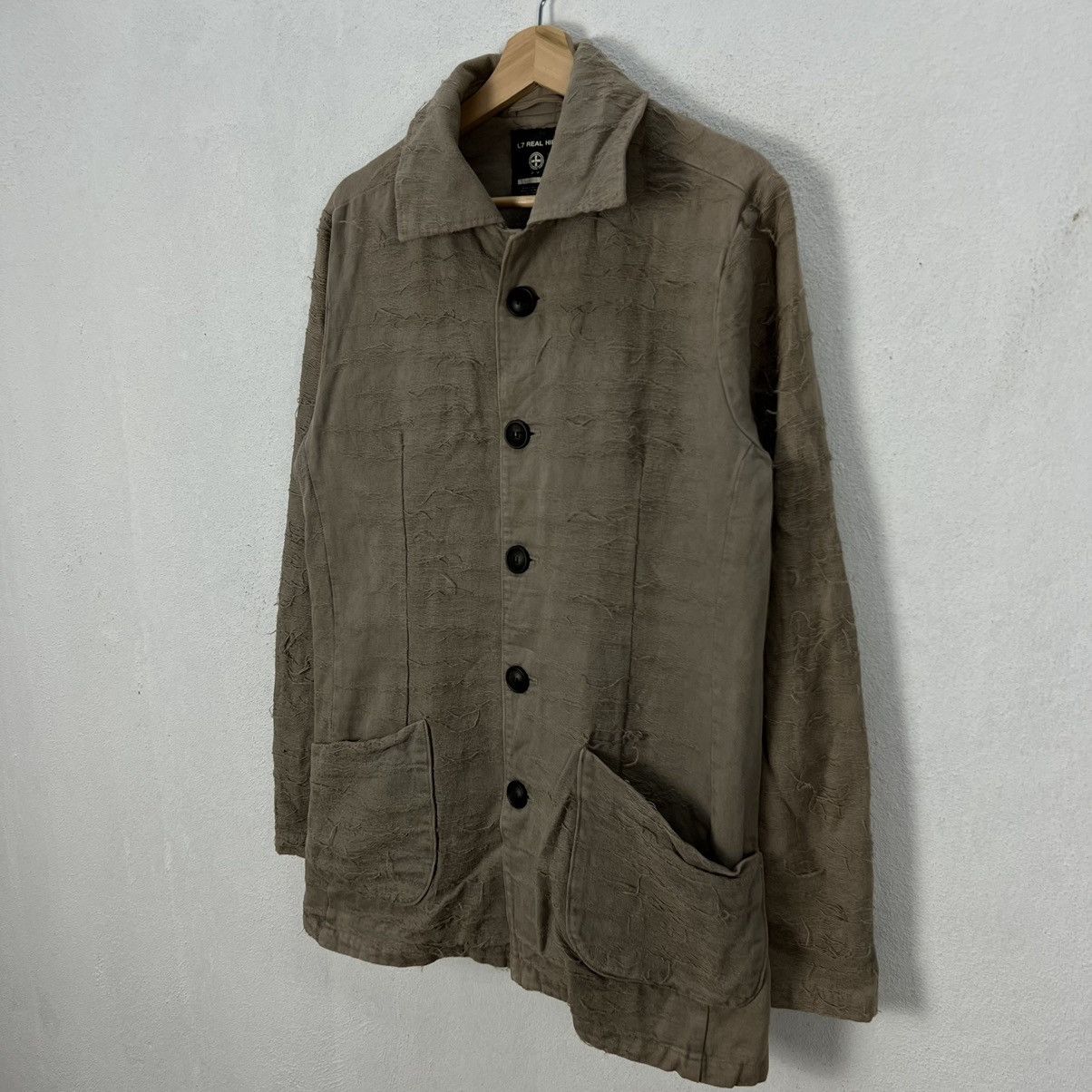 Japanese Brand RARE STYLE DISTRESSED DESIGN MAFIA L7 REAL HIP JACKET Size US M / EU 48-50 / 2 - 2 Thumbnail