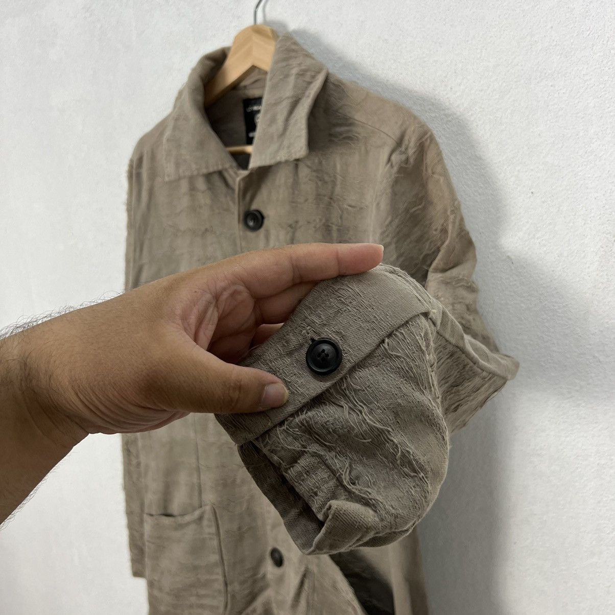 Japanese Brand RARE STYLE DISTRESSED DESIGN MAFIA L7 REAL HIP JACKET Size US M / EU 48-50 / 2 - 8 Thumbnail