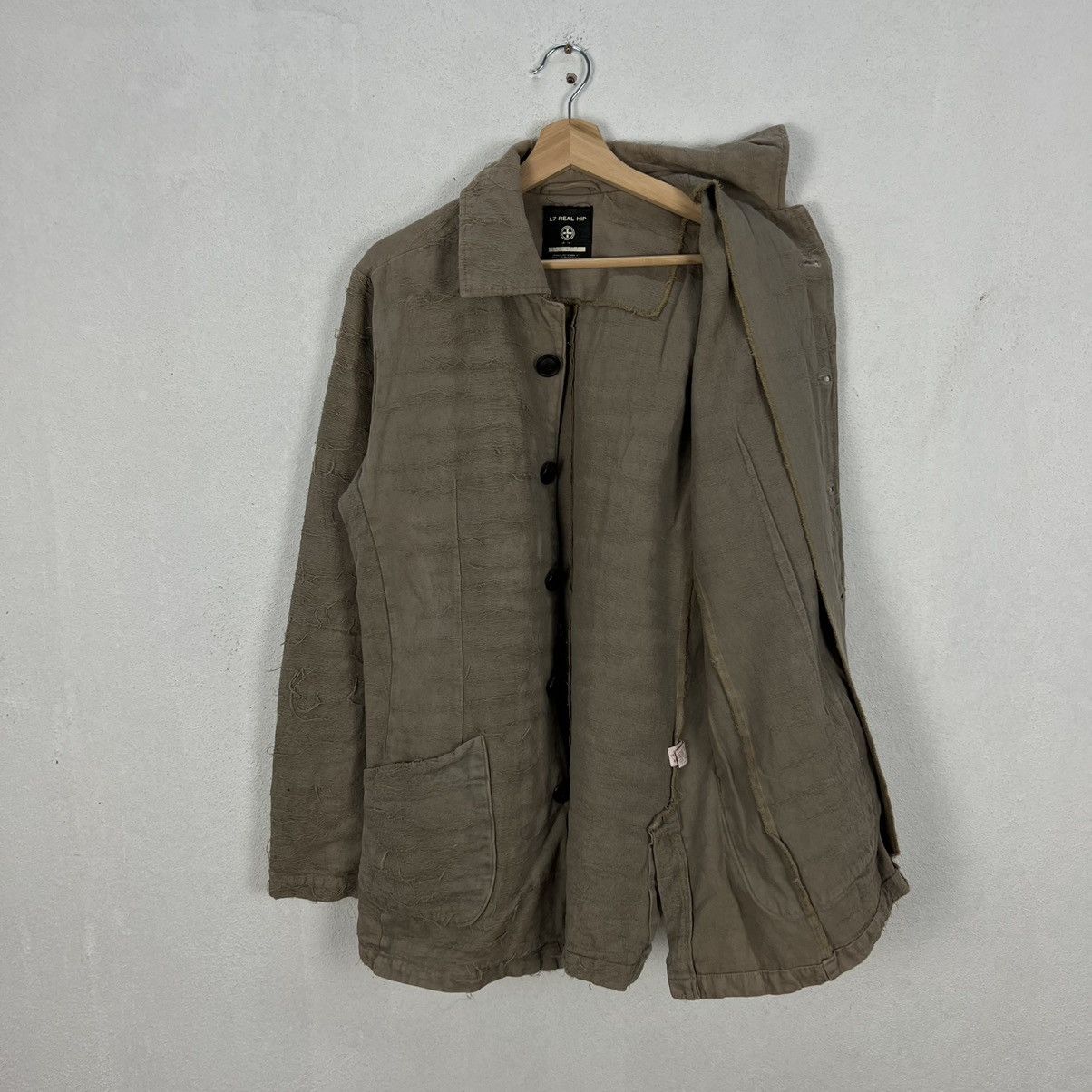 Japanese Brand RARE STYLE DISTRESSED DESIGN MAFIA L7 REAL HIP JACKET Size US M / EU 48-50 / 2 - 11 Thumbnail