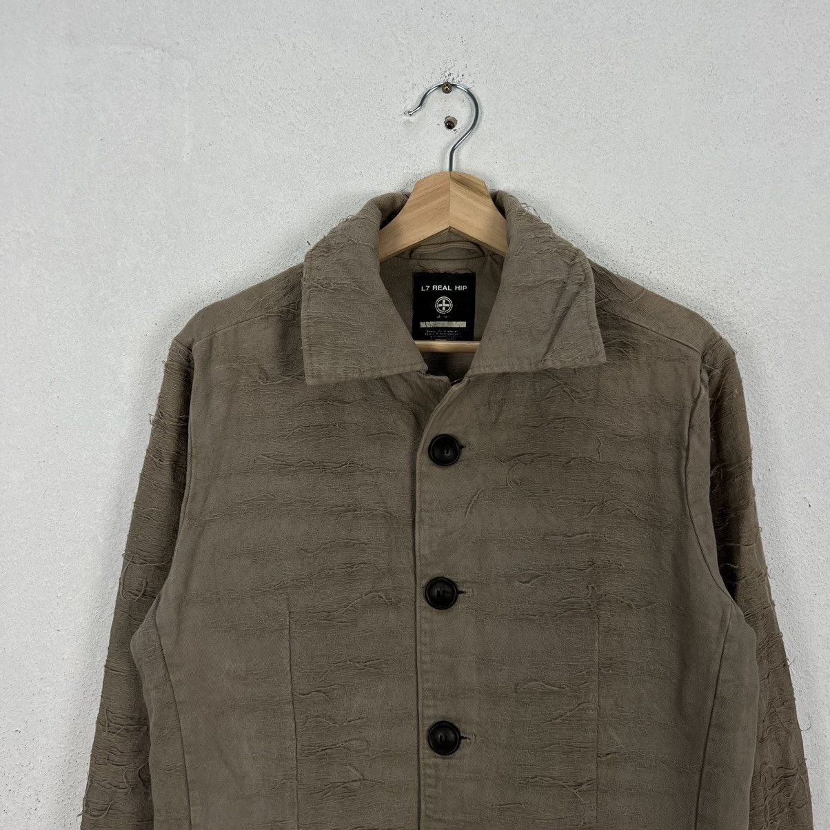 Japanese Brand RARE STYLE DISTRESSED DESIGN MAFIA L7 REAL HIP JACKET Size US M / EU 48-50 / 2 - 3 Thumbnail
