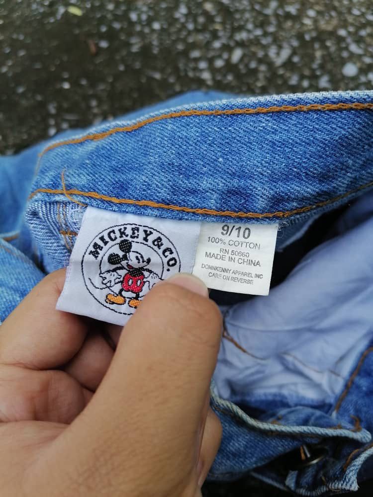 Disney × Mickey Mouse Disney Mickey And Minnie Mouse Graphic Denim Jeans Size US 28 / EU 44 - 4 Thumbnail