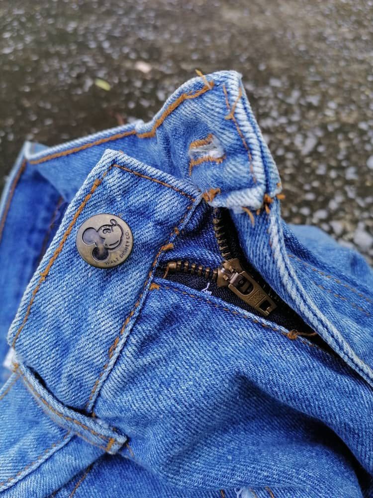 Disney × Mickey Mouse Disney Mickey And Minnie Mouse Graphic Denim Jeans Size US 28 / EU 44 - 3 Thumbnail