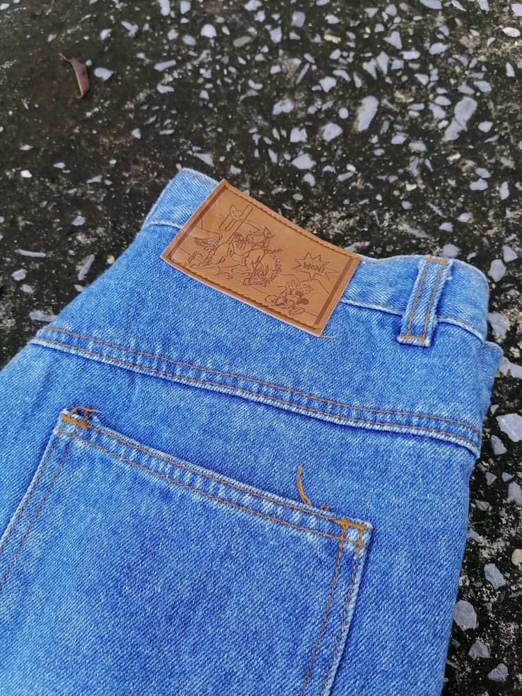 Disney × Mickey Mouse Disney Mickey And Minnie Mouse Graphic Denim Jeans Size US 28 / EU 44 - 6 Thumbnail