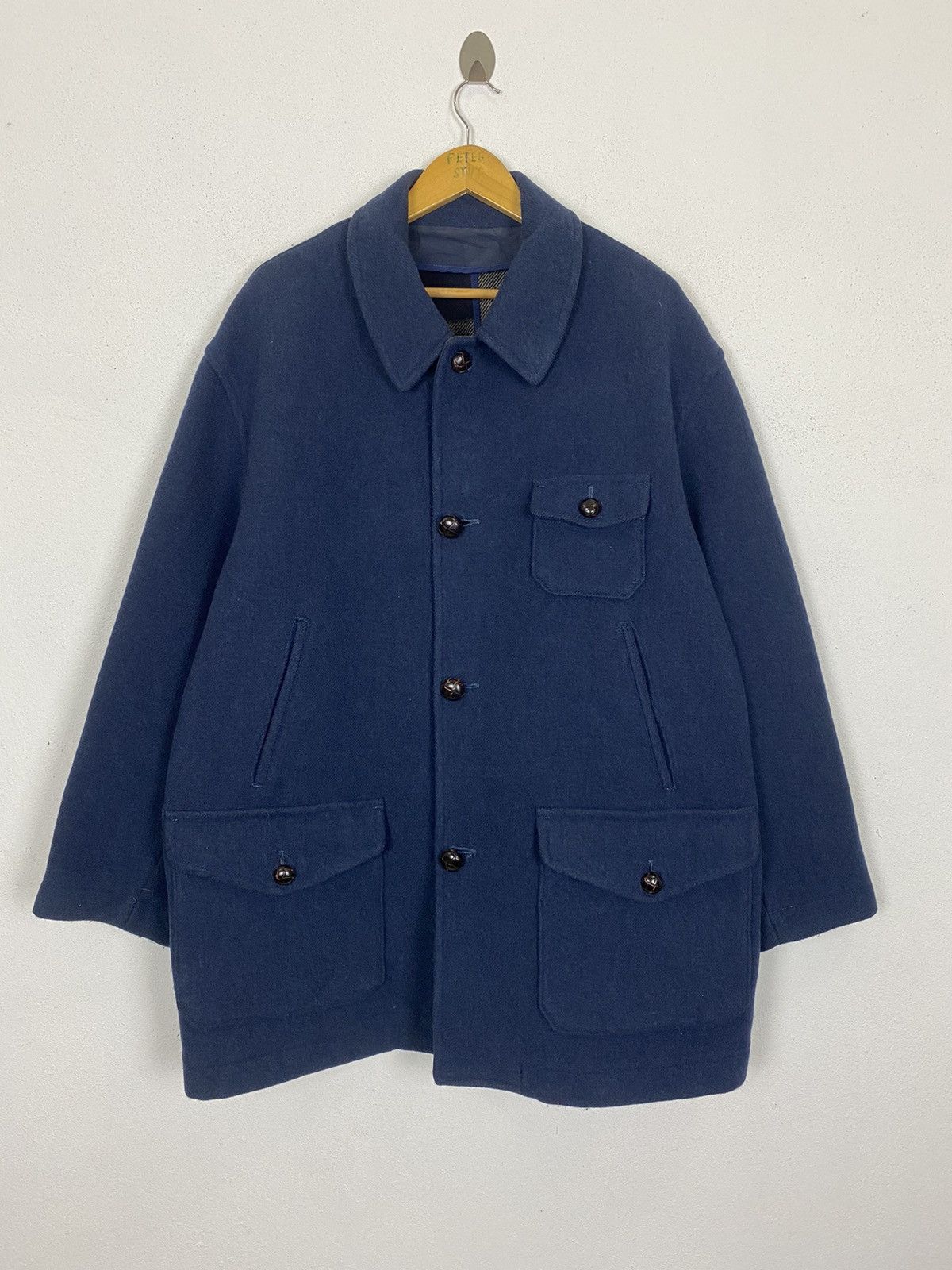 Henry Cotton's HENRY COTTON’S RAINWEAR & SPORTWEAR OVER SIZE WOOL JACKET Size US L / EU 52-54 / 3 - 2 Thumbnail