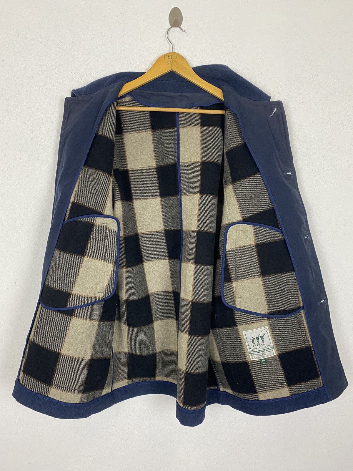 Henry Cotton's HENRY COTTON’S RAINWEAR & SPORTWEAR OVER SIZE WOOL JACKET Size US L / EU 52-54 / 3 - 10 Thumbnail