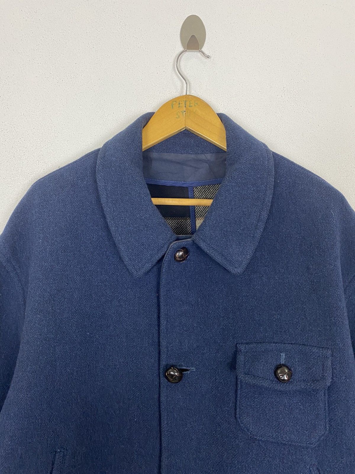 Henry Cotton's HENRY COTTON’S RAINWEAR & SPORTWEAR OVER SIZE WOOL JACKET Size US L / EU 52-54 / 3 - 8 Thumbnail