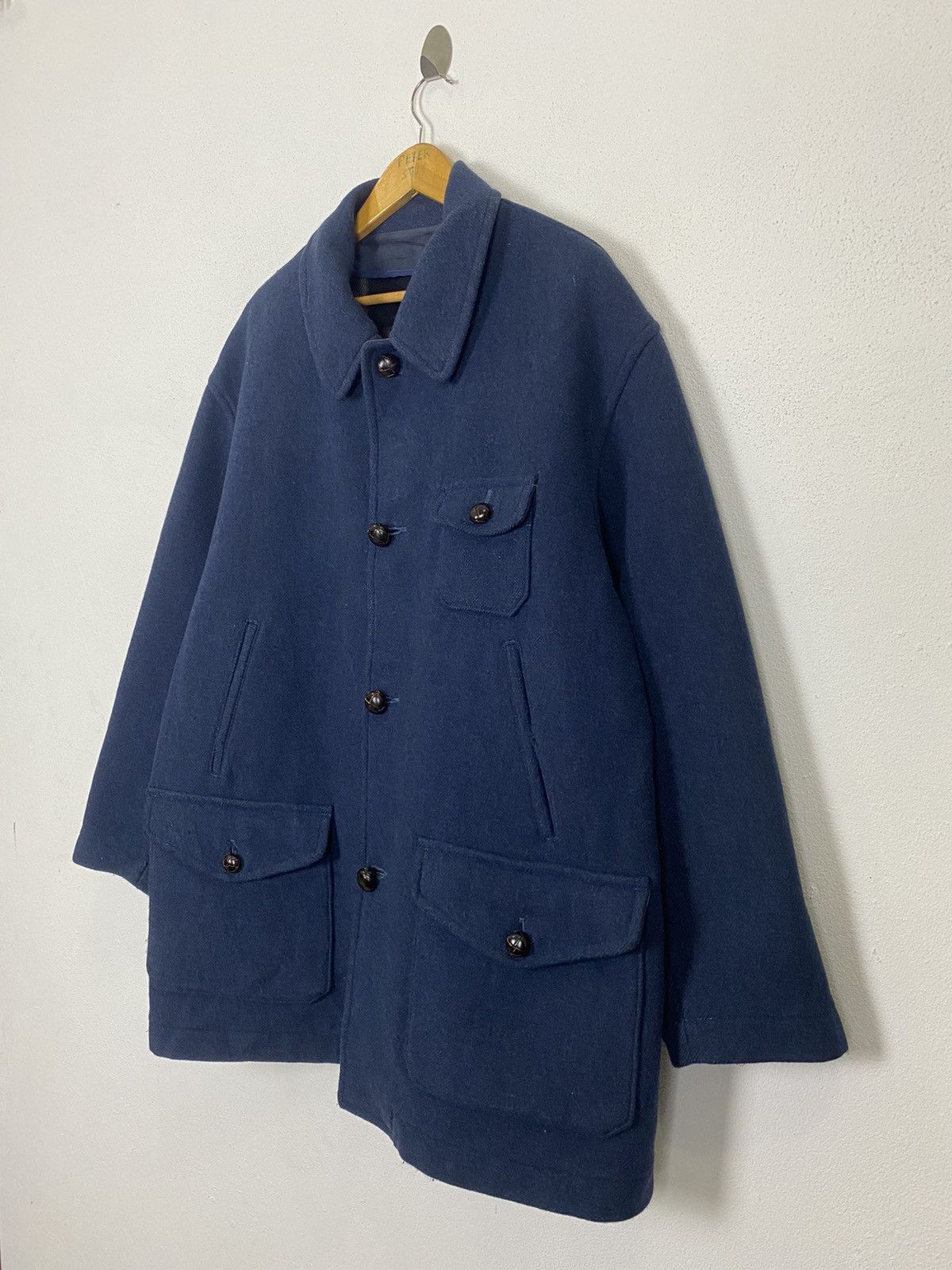 Henry Cotton's HENRY COTTON’S RAINWEAR & SPORTWEAR OVER SIZE WOOL JACKET Size US L / EU 52-54 / 3 - 3 Thumbnail