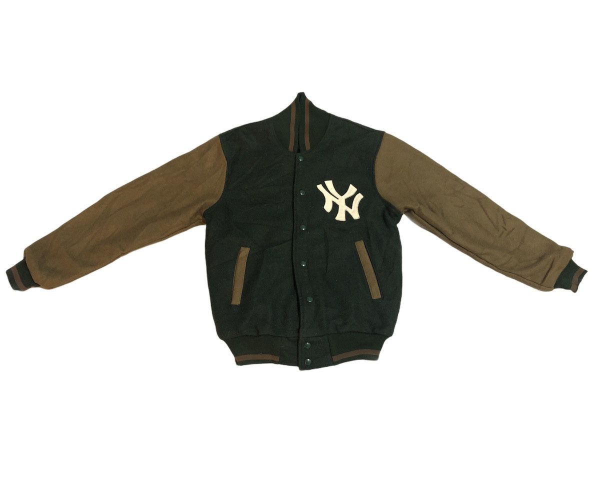 New York Yankees V10 NY Varsity Jacket Wool Size US S / EU 44-46 / 1 - 1 Thumbnail