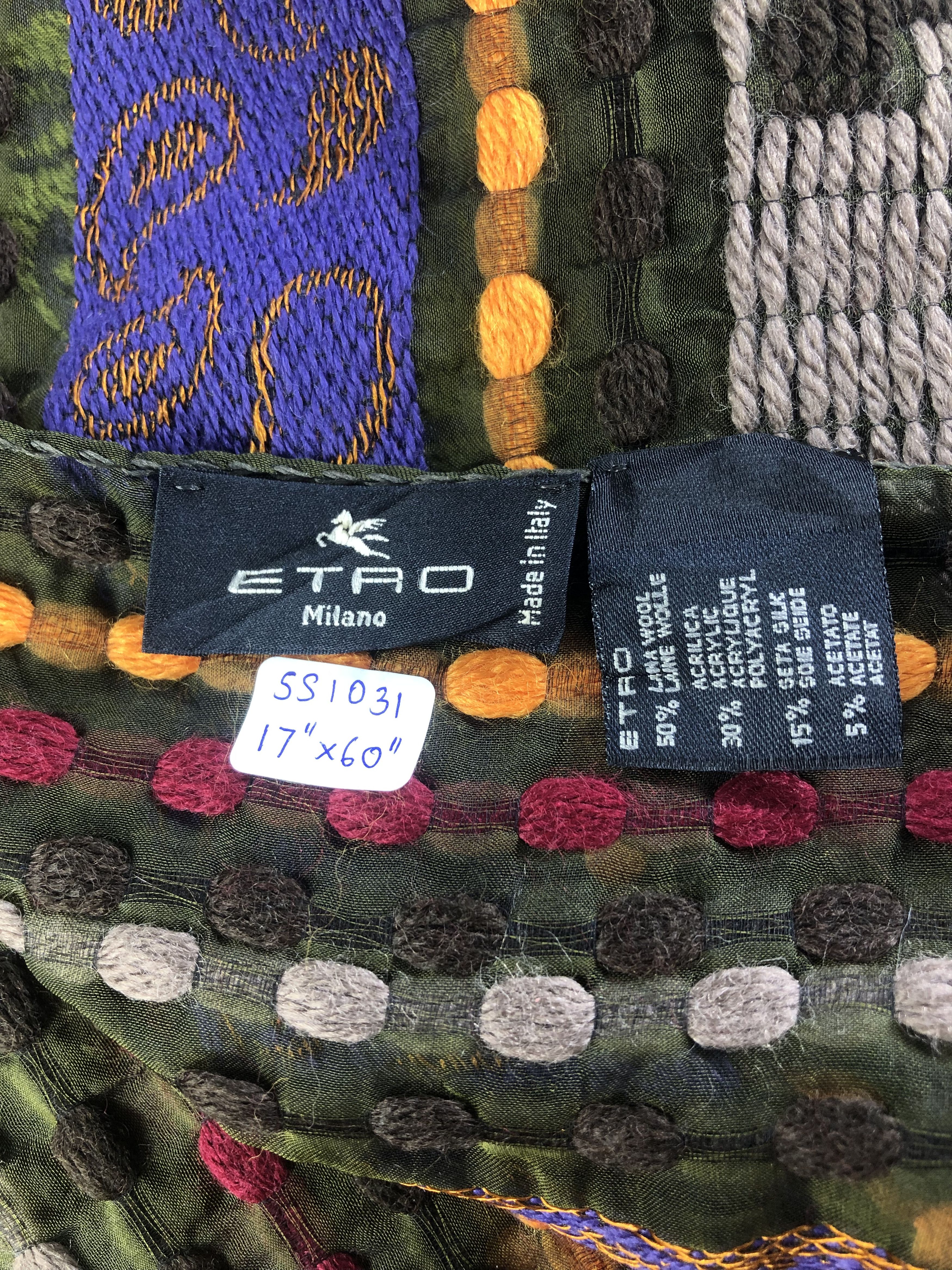 Etro Etro Paislee Scarf / Muffler / Neckwear Size ONE SIZE - 2 Thumbnail