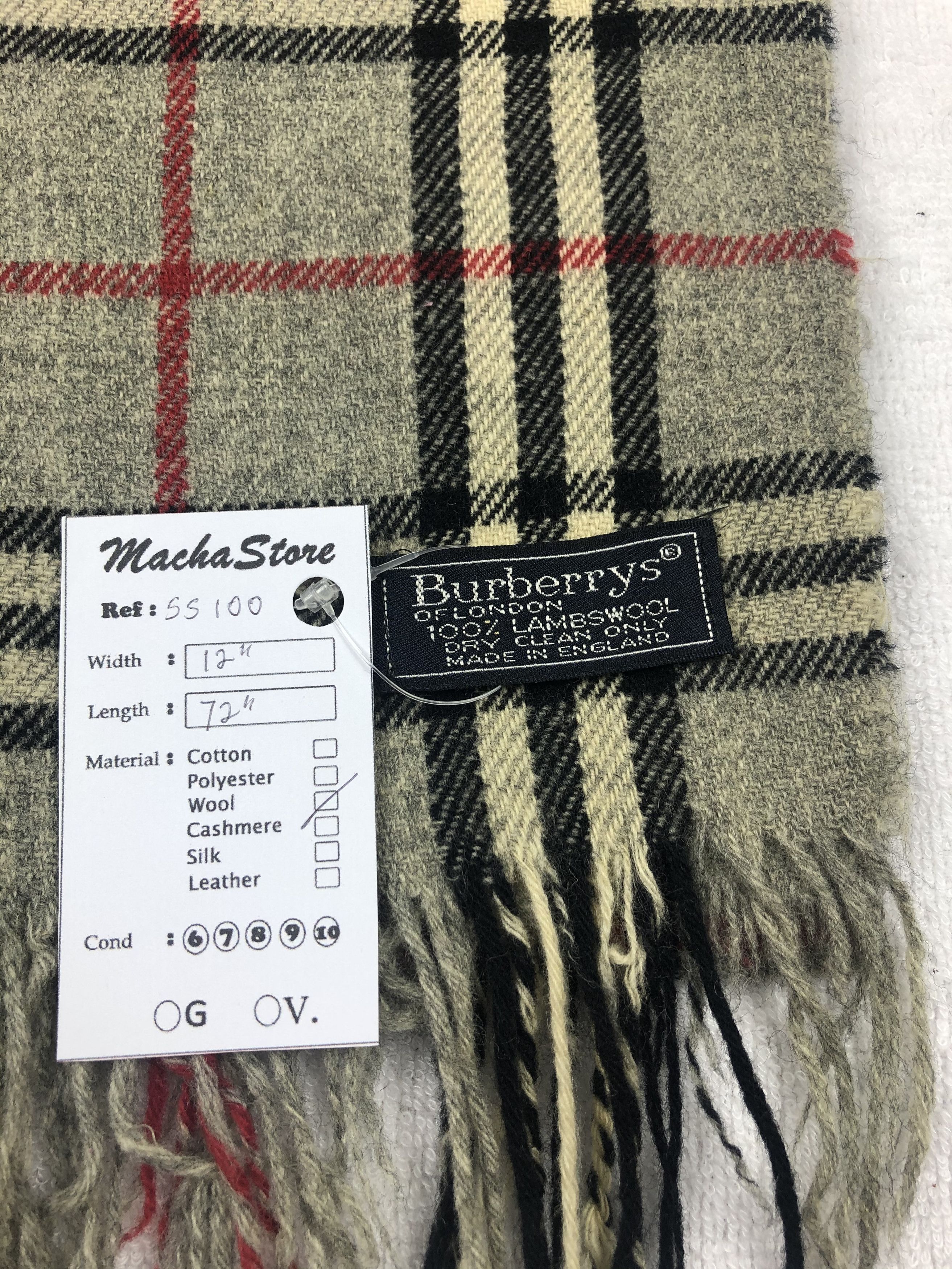 Burberry Burberry Scarf / Muffler / Neckwear Size ONE SIZE - 4 Thumbnail