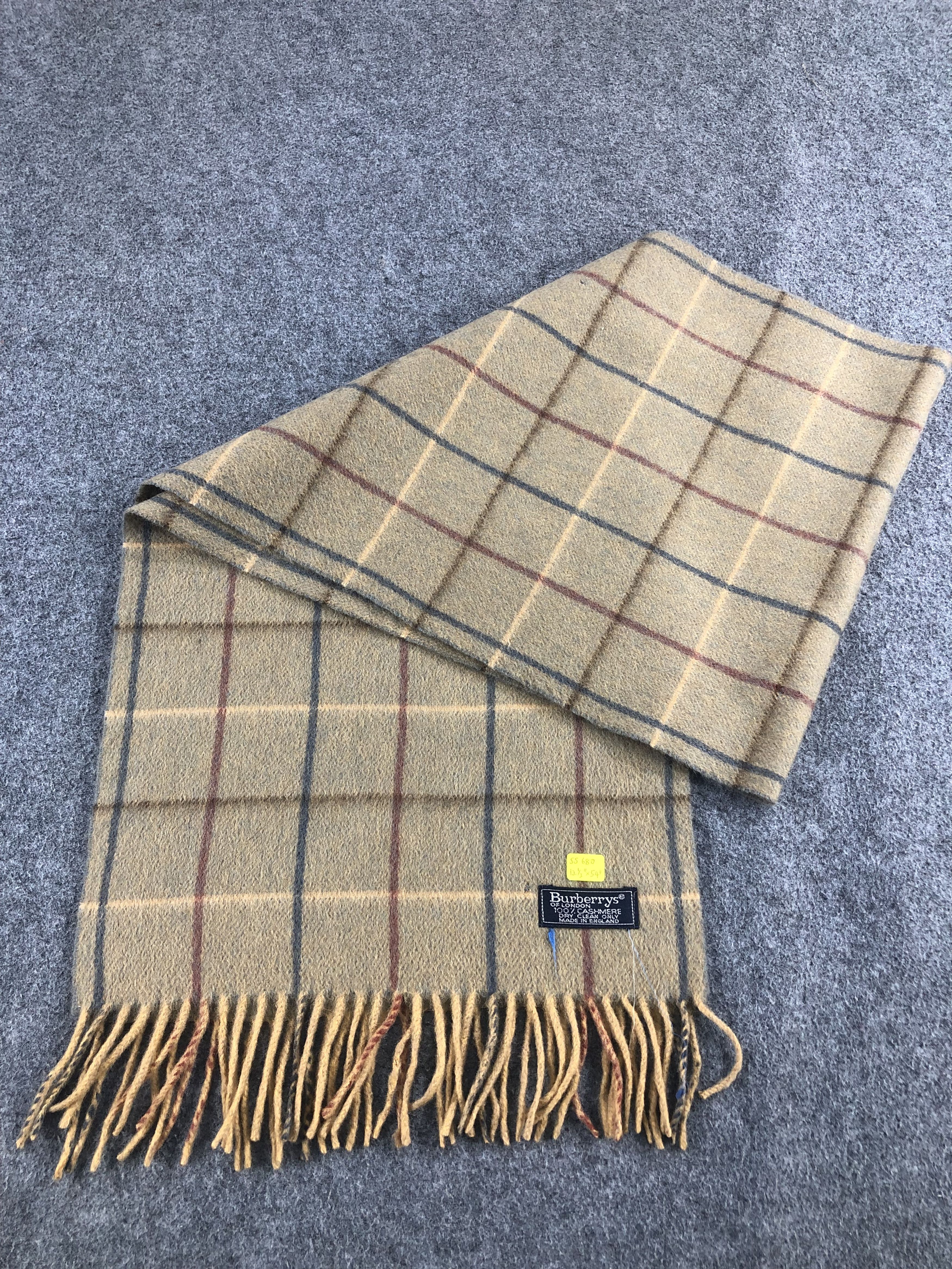 Burberry Burberry Cashmere Scarf / Muffler / Neckwear Size ONE SIZE - 5 Thumbnail