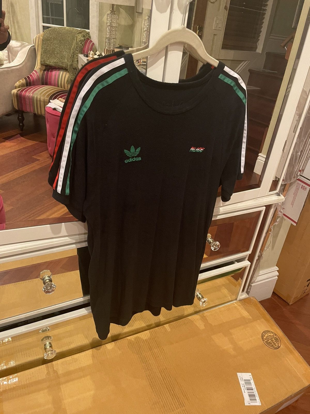 Adidas × Palace SS18 Palace x Adidas Terry Double Logo Shirt Size US M / EU 48-50 / 2 - 1 Thumbnail