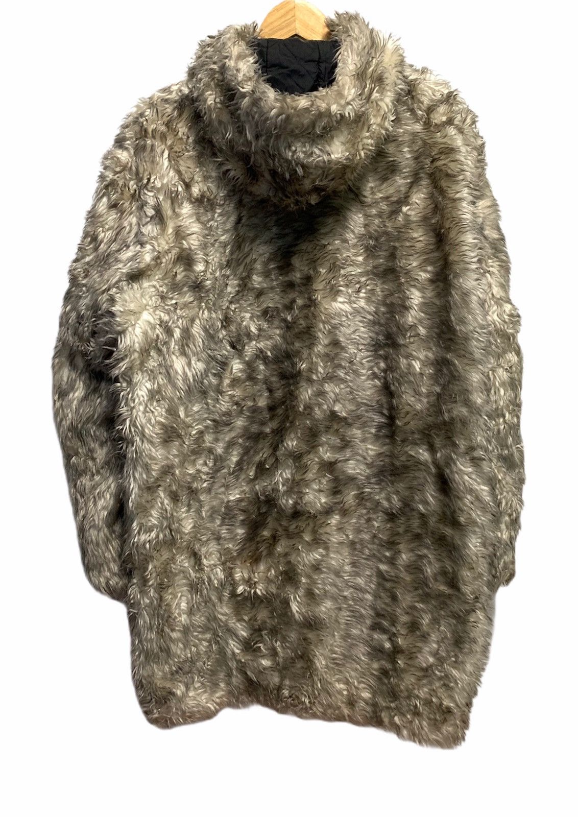 If Six Was Nine × Le Grande Bleu (L.G.B.) × Vintage 🔥RARE!! FAUX FURRY HOODIE VINTAGE CELEBRITIES JACKET Size US M / EU 48-50 / 2 - 2 Thumbnail