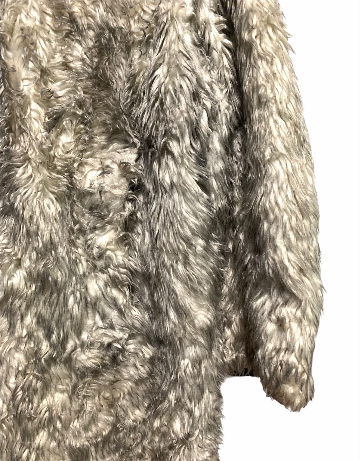 If Six Was Nine × Le Grande Bleu (L.G.B.) × Vintage 🔥RARE!! FAUX FURRY HOODIE VINTAGE CELEBRITIES JACKET Size US M / EU 48-50 / 2 - 3 Thumbnail