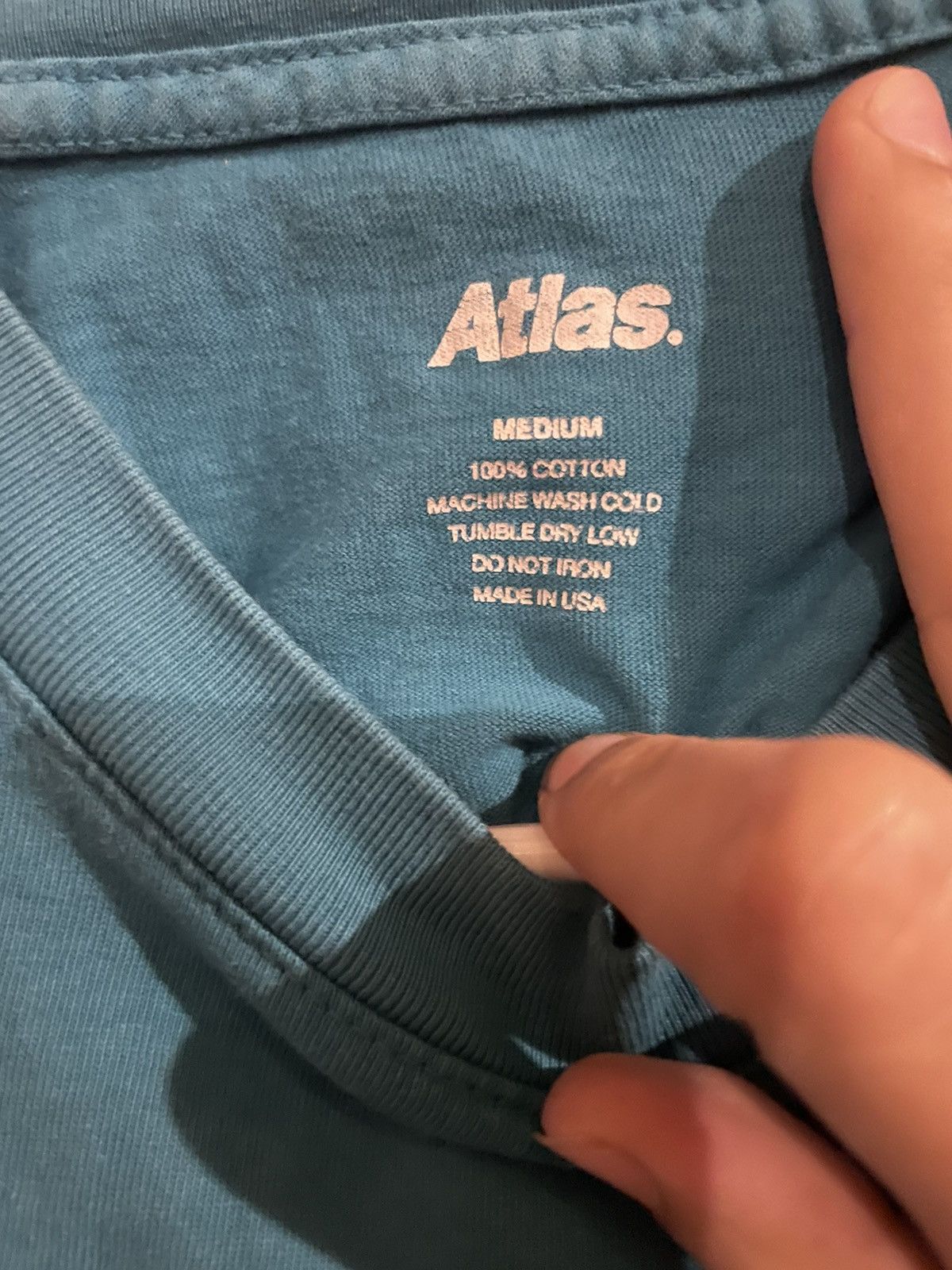 Other 2018/19 Atlas Skateshop Embroidered Breast Logo Tee Size US M / EU 48-50 / 2 - 4 Thumbnail
