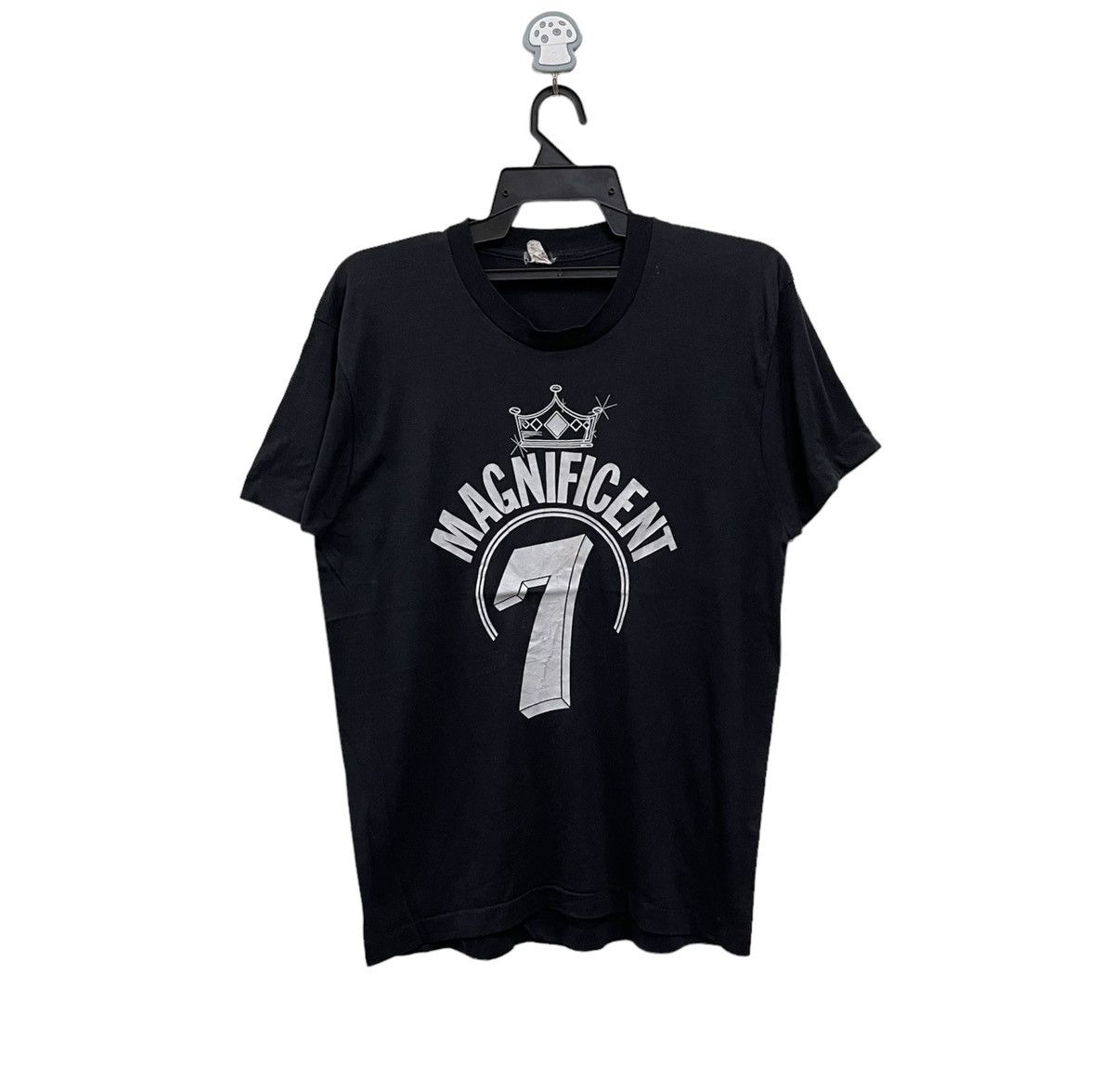 Vintage Vintage 80s magnificent 7 blanche tshirt Size US M / EU 48-50 / 2 - 1 Thumbnail