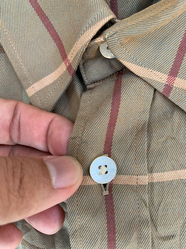 Burberry Vintage Flannel Burberrys Size US L / EU 52-54 / 3 - 14 Thumbnail