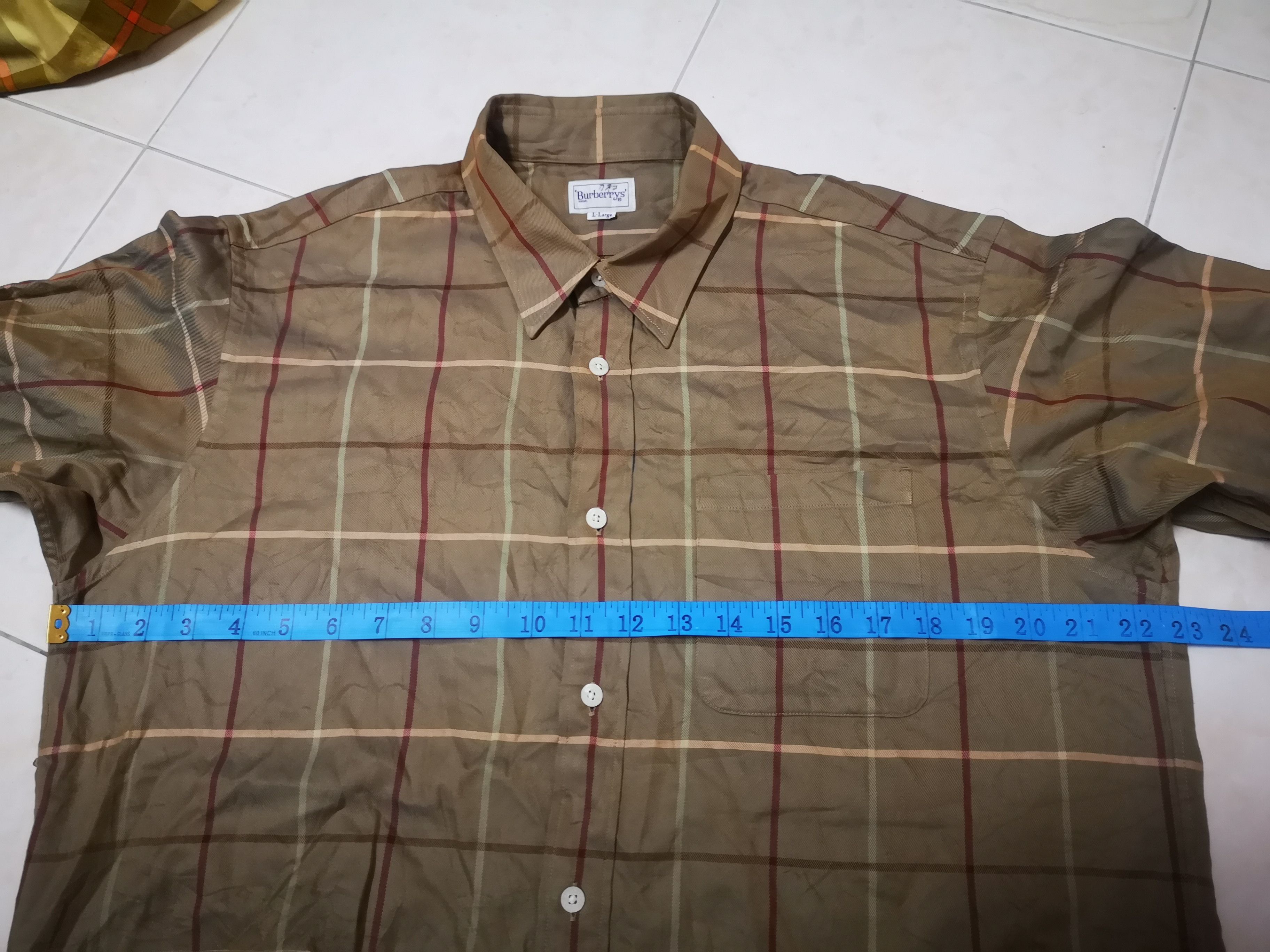 Burberry Vintage Flannel Burberrys Size US L / EU 52-54 / 3 - 19 Thumbnail