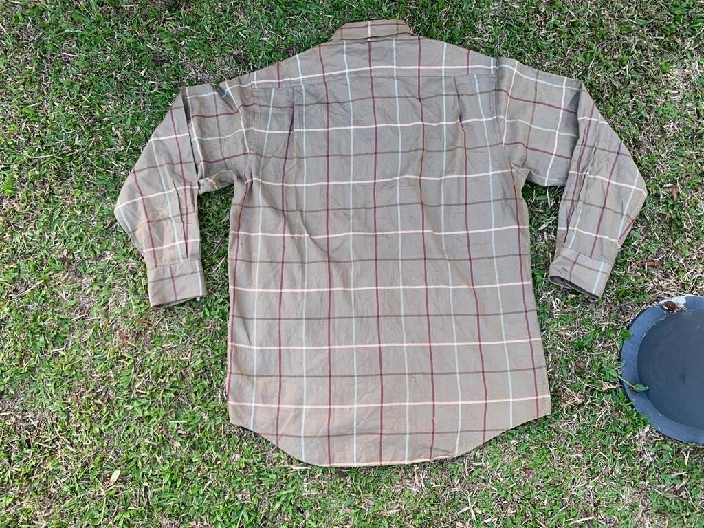 Burberry Vintage Flannel Burberrys Size US L / EU 52-54 / 3 - 7 Thumbnail