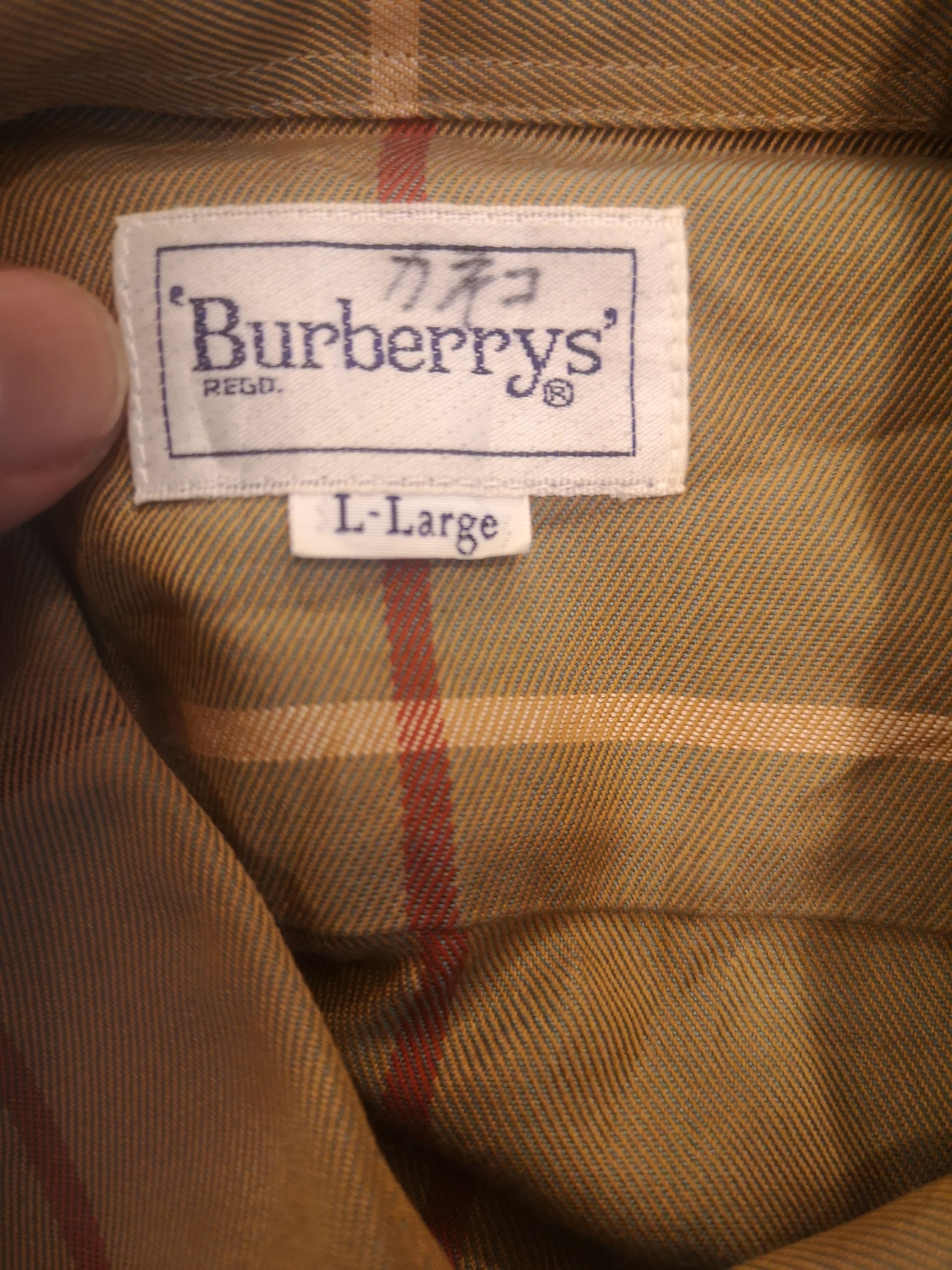 Burberry Vintage Flannel Burberrys Size US L / EU 52-54 / 3 - 18 Thumbnail