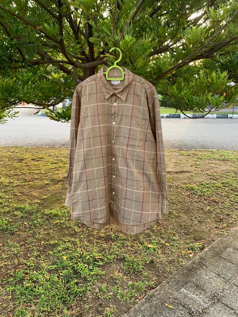 Burberry Vintage Flannel Burberrys Size US L / EU 52-54 / 3 - 5 Thumbnail