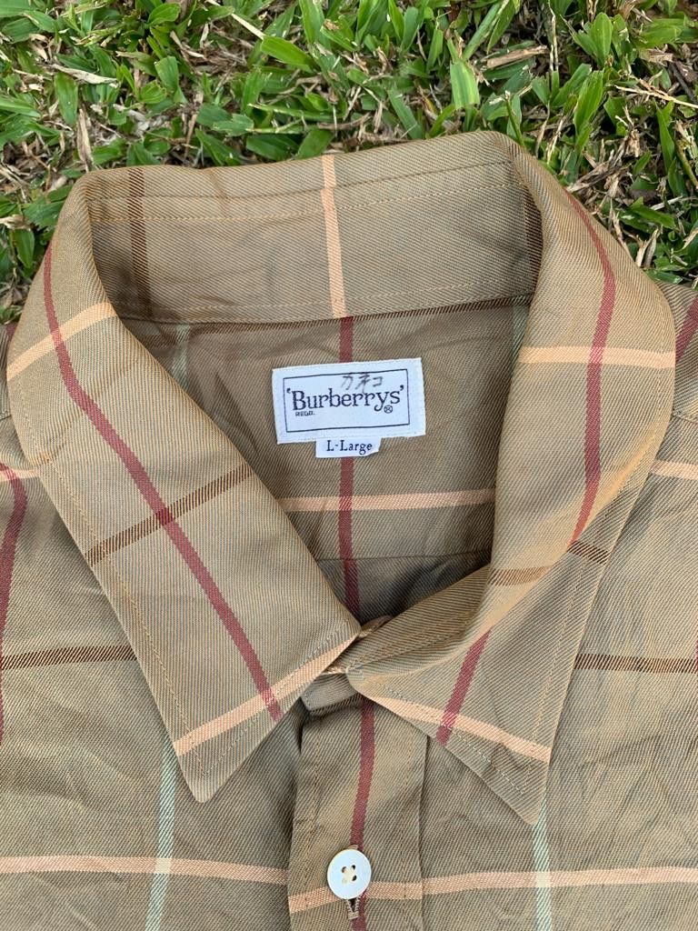 Burberry Vintage Flannel Burberrys Size US L / EU 52-54 / 3 - 13 Thumbnail