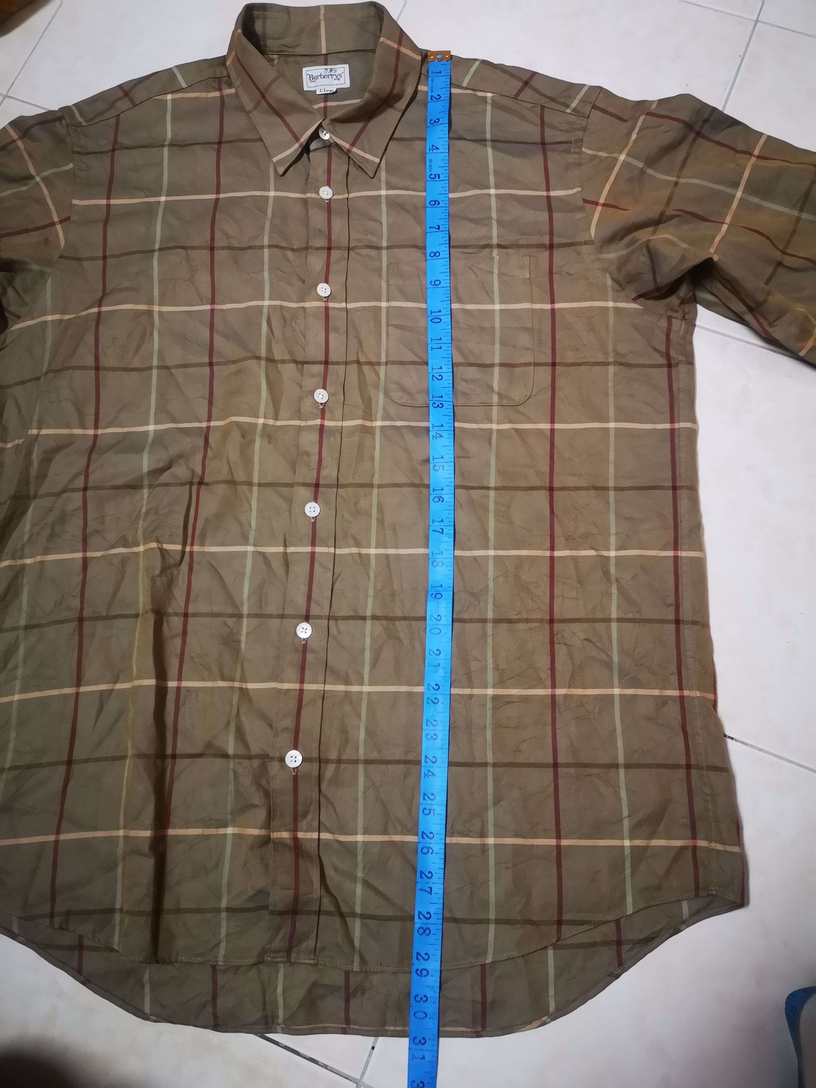 Burberry Vintage Flannel Burberrys Size US L / EU 52-54 / 3 - 20 Thumbnail