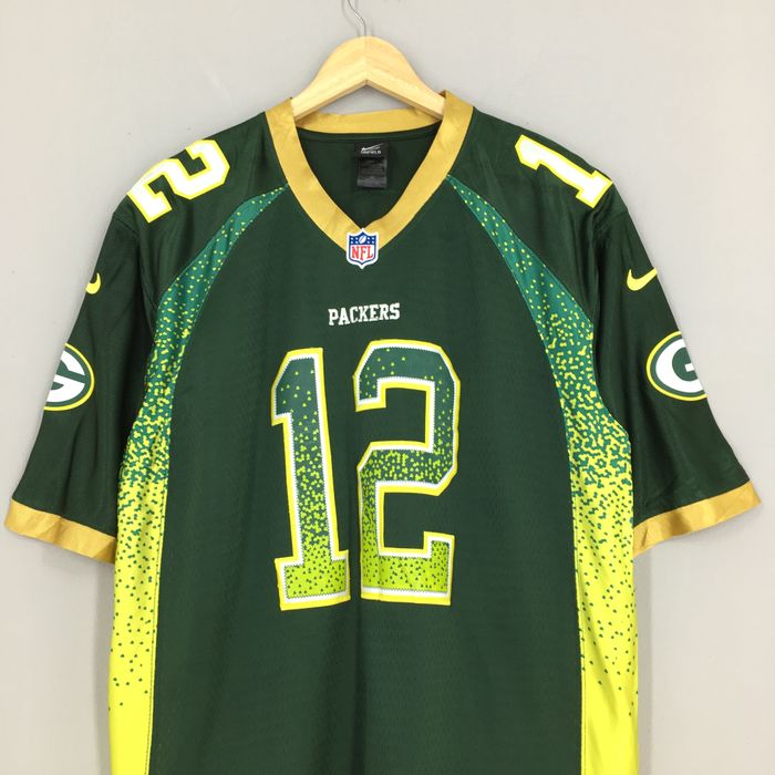 Nike Vintage Nike Green Bay Packers Rodgers #12 NFL Jersey Large