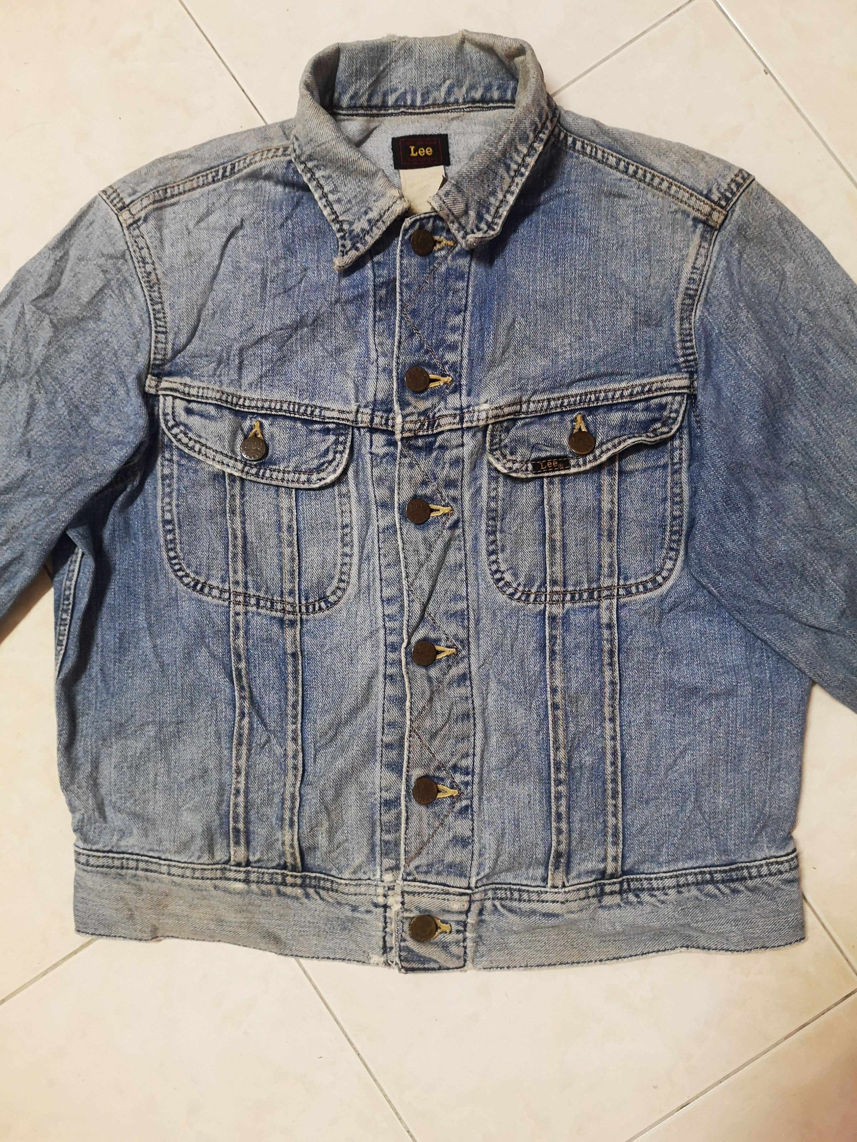 Lee Vintage LEE Jacket Left Hand Denim Size US M / EU 48-50 / 2 - 6 Thumbnail